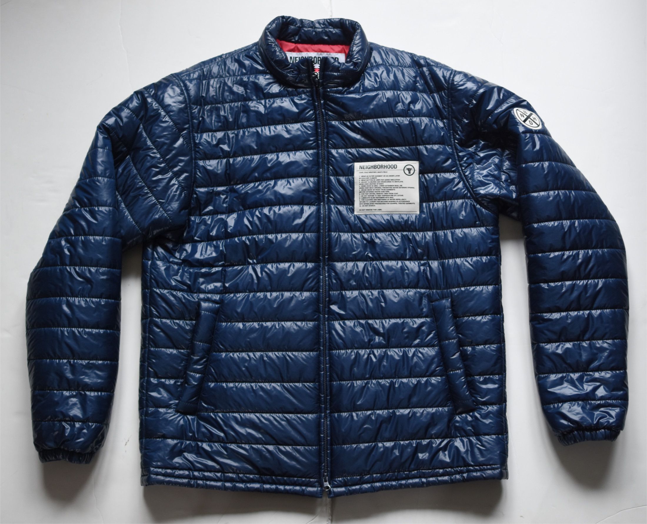 image of Neighborhood Inner Padded Jacket - Navy - Xl, Men's