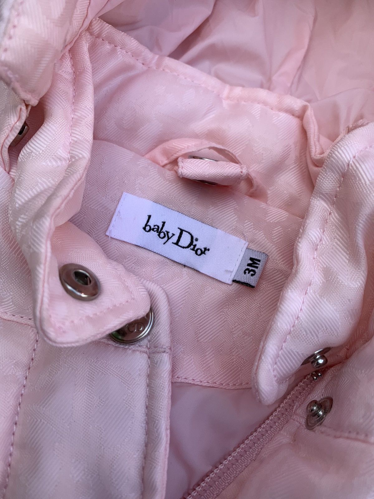 Dior INFANT 3M FULL OBLIQUE MONOGRAM DIOR PUFFER JUMPSUIT Size US XXS / EU 40 - 6 Thumbnail