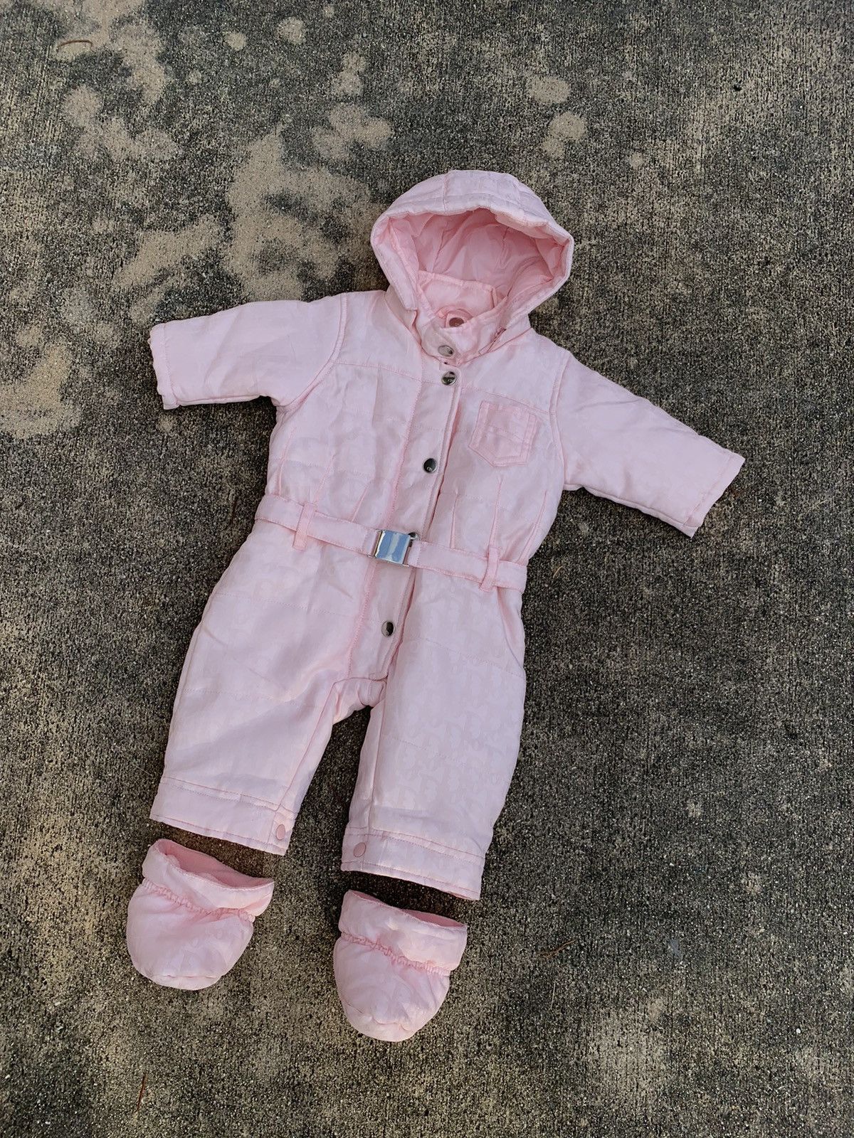 Dior INFANT 3M FULL OBLIQUE MONOGRAM DIOR PUFFER JUMPSUIT Size US XXS / EU 40 - 1 Thumbnail