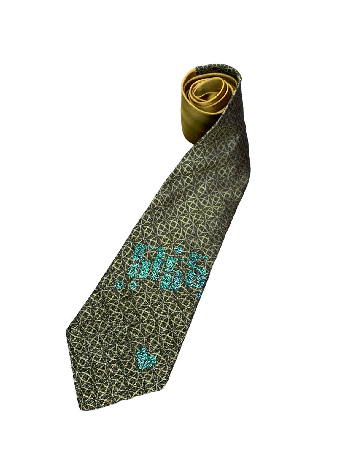 Jean Paul Gaultier VINTAGE JPG SILK TIE 55.5" Size ONE SIZE - 1 Thumbnail