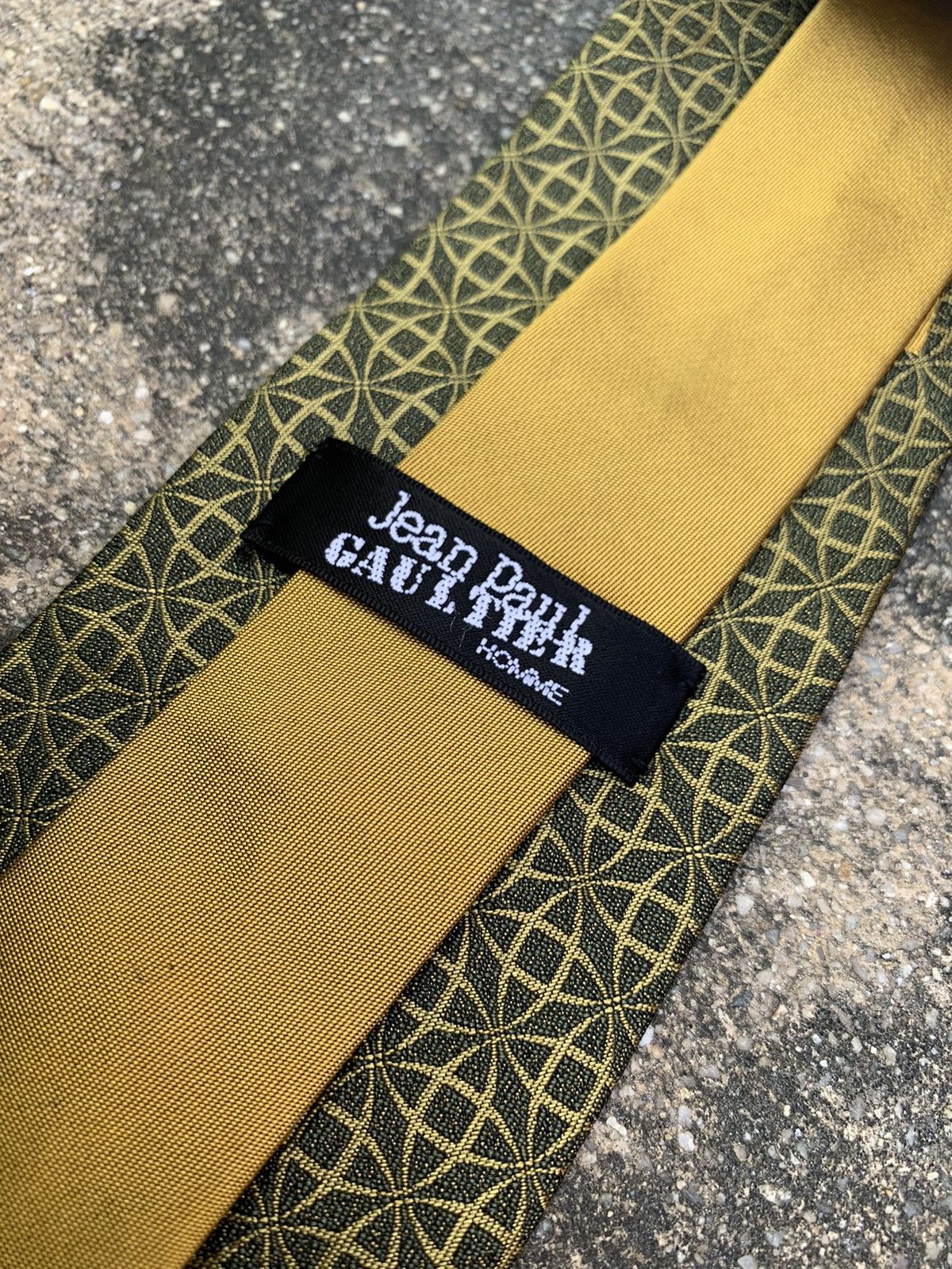 Jean Paul Gaultier VINTAGE JPG SILK TIE 55.5" Size ONE SIZE - 4 Thumbnail