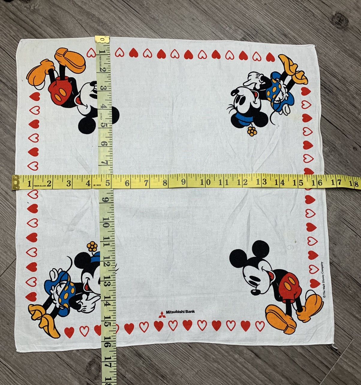 Disney Disney Mickey Handkerchief Neckerchief Bandana Pocket Square Size ONE SIZE - 6 Thumbnail