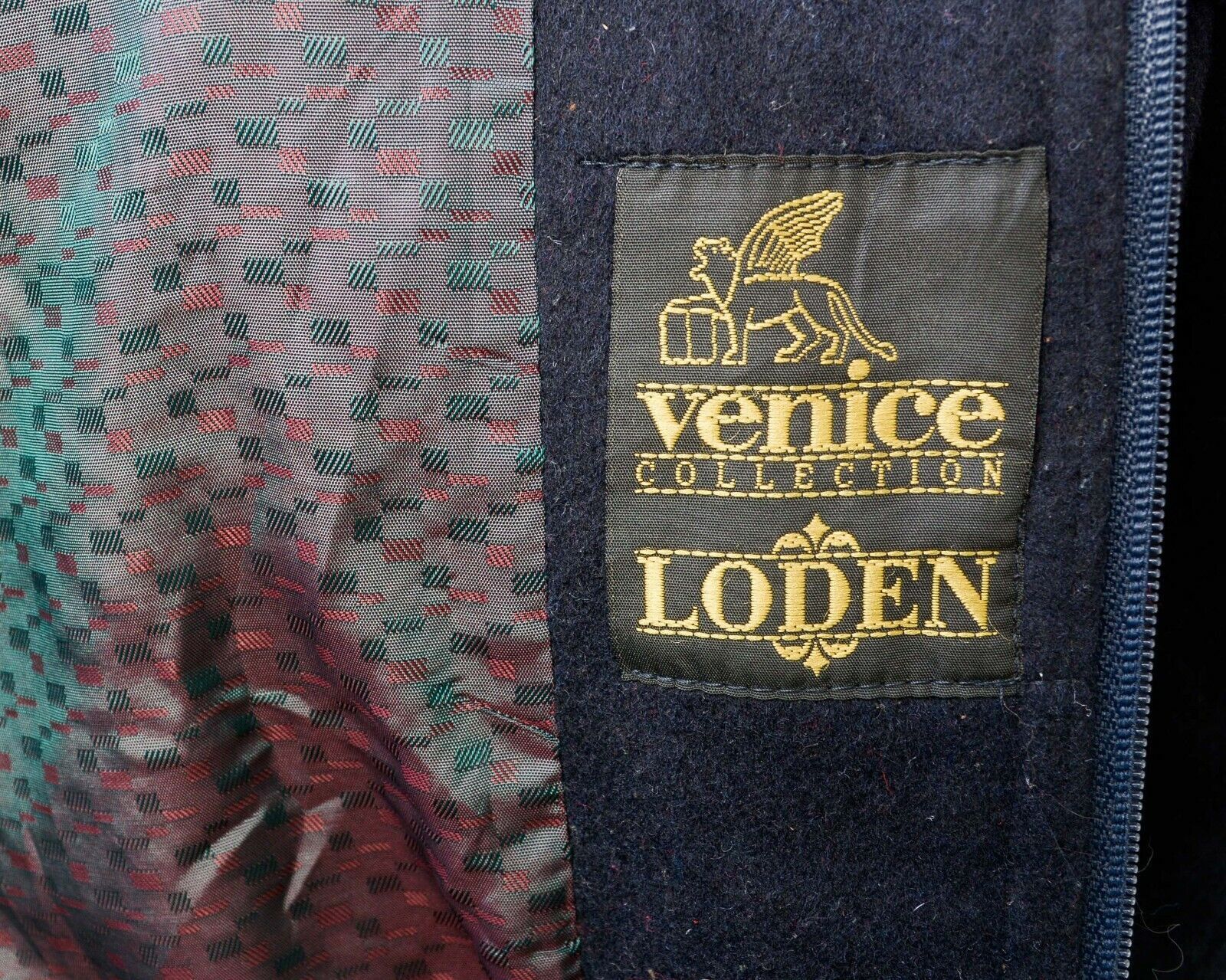 Vintage Loden 80's Wool Coat Jacket Overcoat Zip Up Snap Button Warm Size XL / US 12-14 / IT 48-50 - 7 Thumbnail