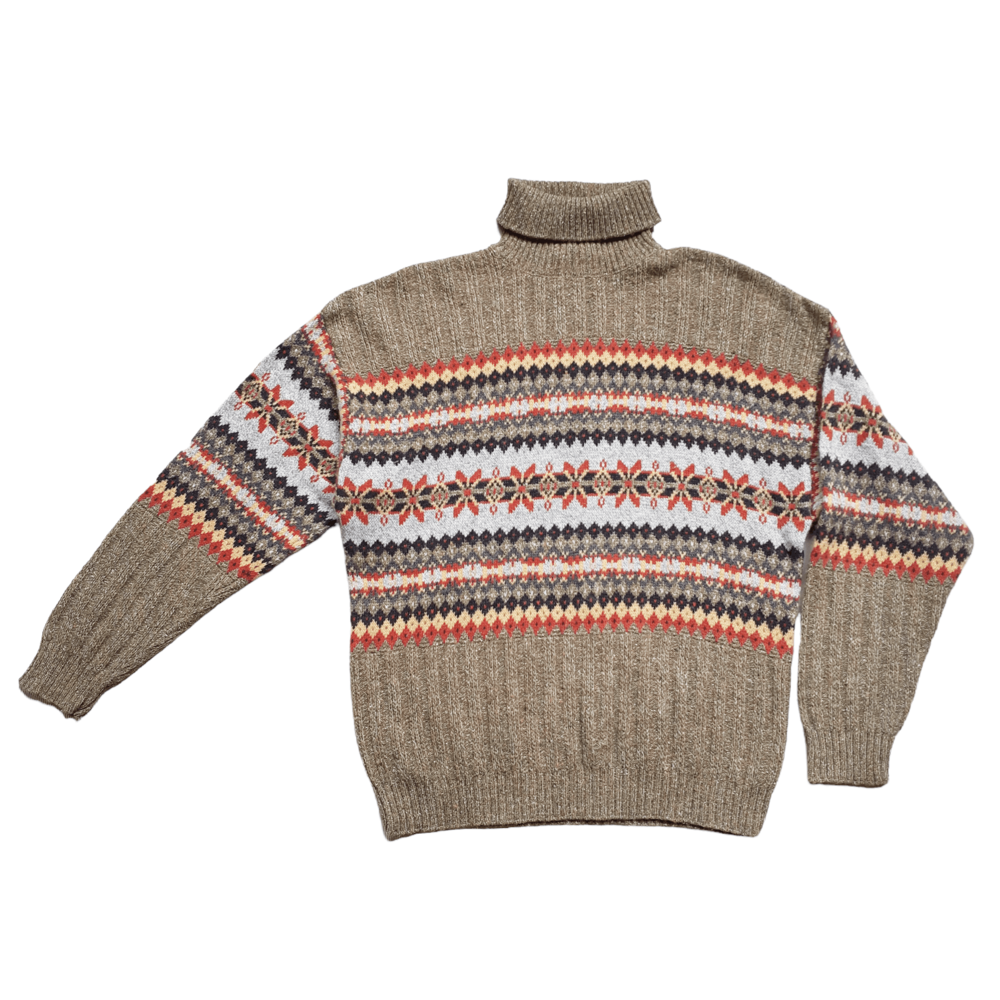 Vintage STEFANEL Italy Turtleneck Sweater Fit Large