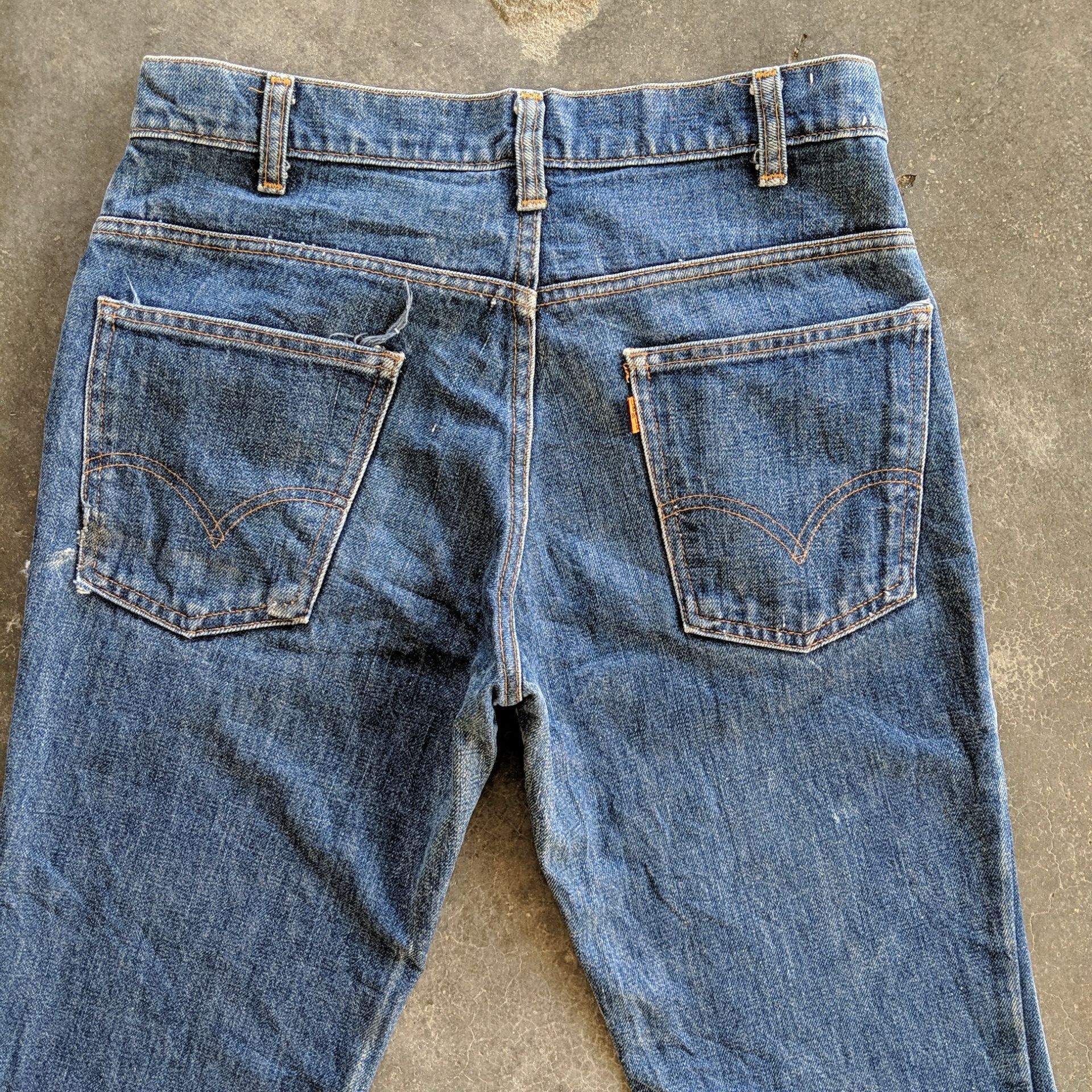 Levi's Vintage Levi’s 70s Single Digit Faded FLARE Jeans Denim Pant Size US 32 / EU 48 - 14 Thumbnail
