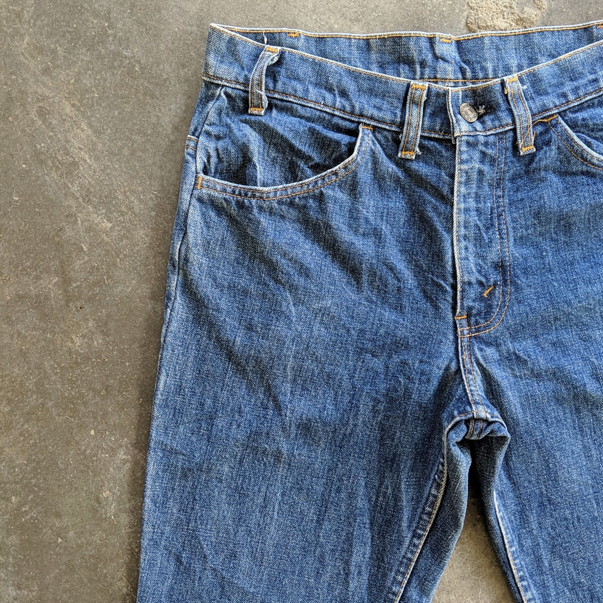 Levi's Vintage Levi’s 70s Single Digit Faded FLARE Jeans Denim Pant Size US 32 / EU 48 - 4 Thumbnail