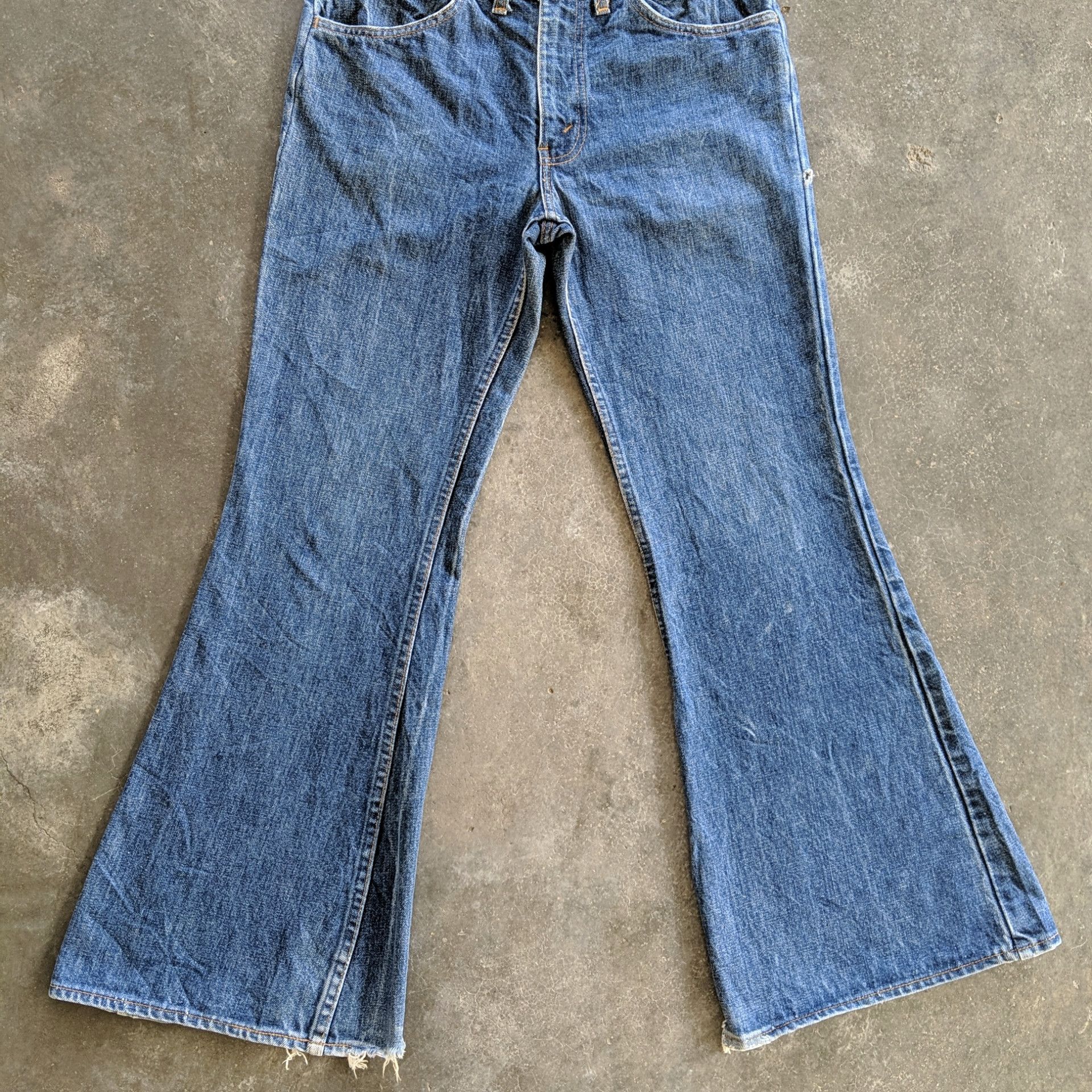 Levi's Vintage Levi’s 70s Single Digit Faded FLARE Jeans Denim Pant Size US 32 / EU 48 - 6 Thumbnail