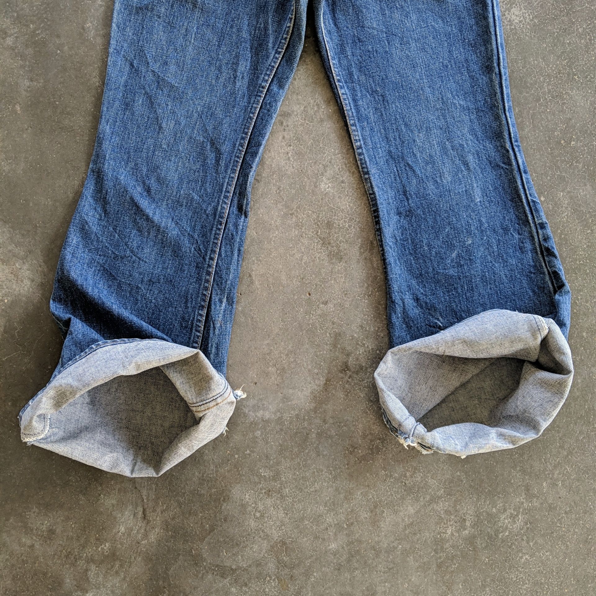 Levi's Vintage Levi’s 70s Single Digit Faded FLARE Jeans Denim Pant Size US 32 / EU 48 - 7 Thumbnail