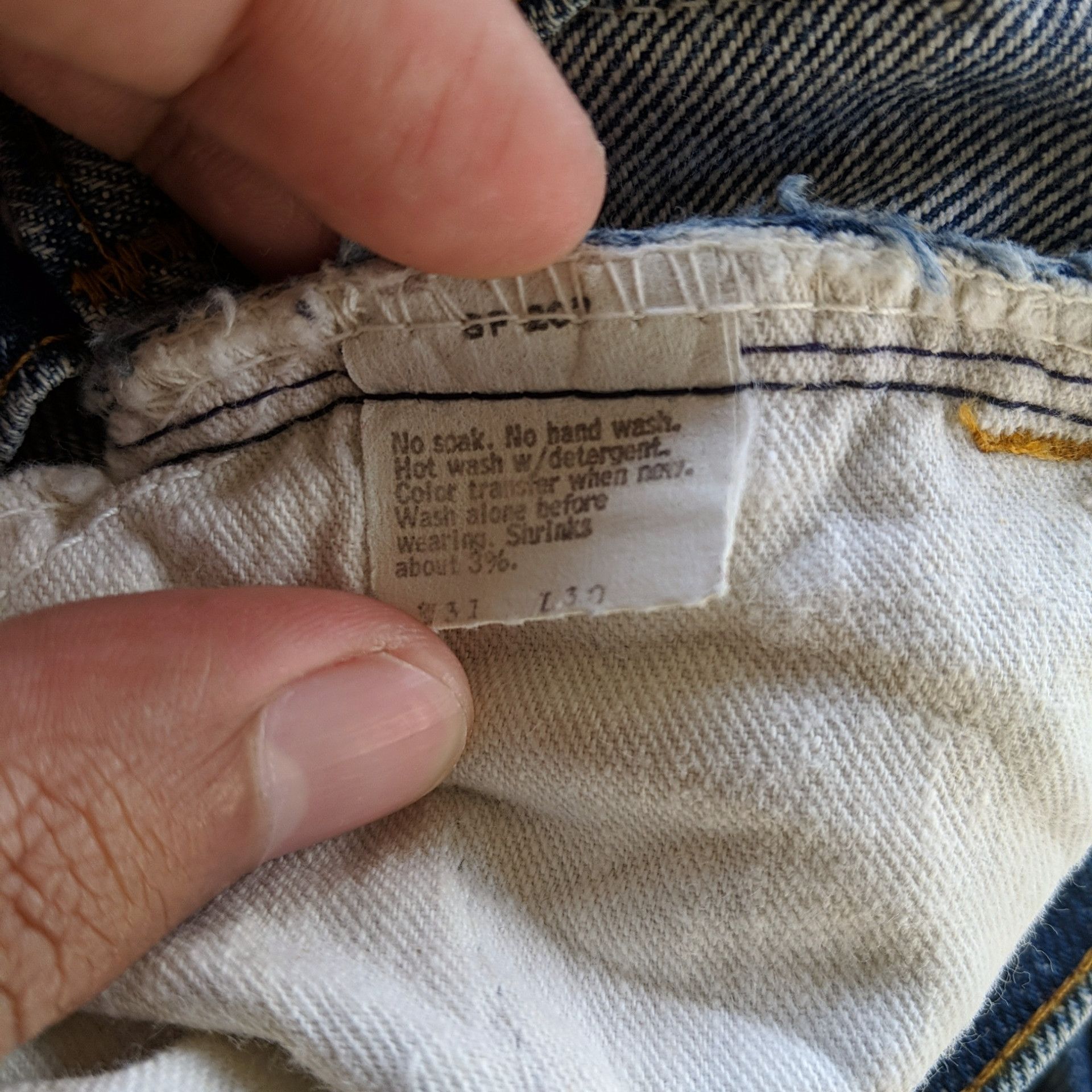 Levi's Vintage Levi’s 70s Single Digit Faded FLARE Jeans Denim Pant Size US 32 / EU 48 - 11 Thumbnail