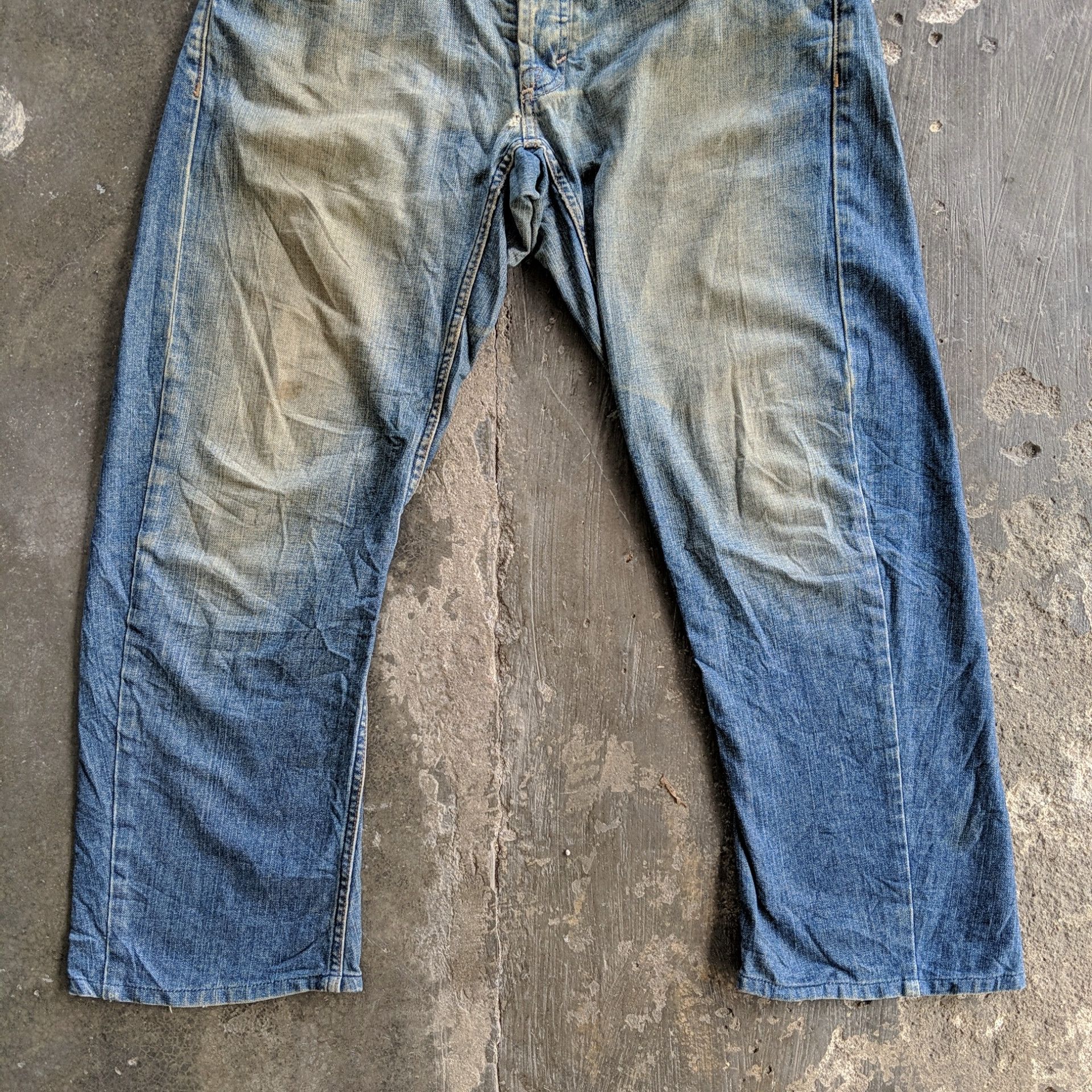 Vintage Vintage Volcom Liberated Rusty Distressed Denim Jeans Pants Size US 32 / EU 48 - 8 Thumbnail