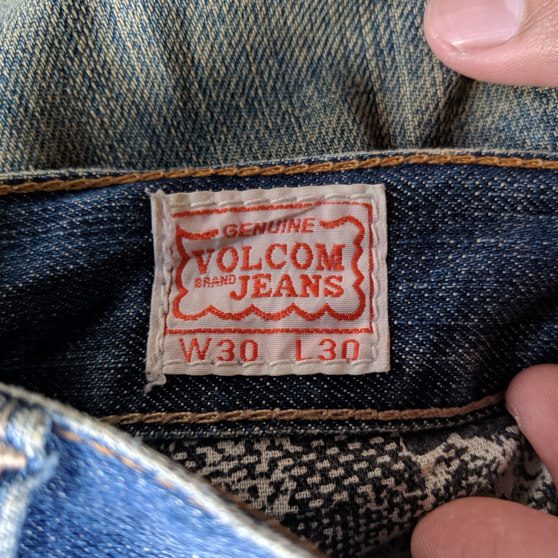 Vintage Vintage Volcom Liberated Rusty Distressed Denim Jeans Pants Size US 32 / EU 48 - 15 Thumbnail