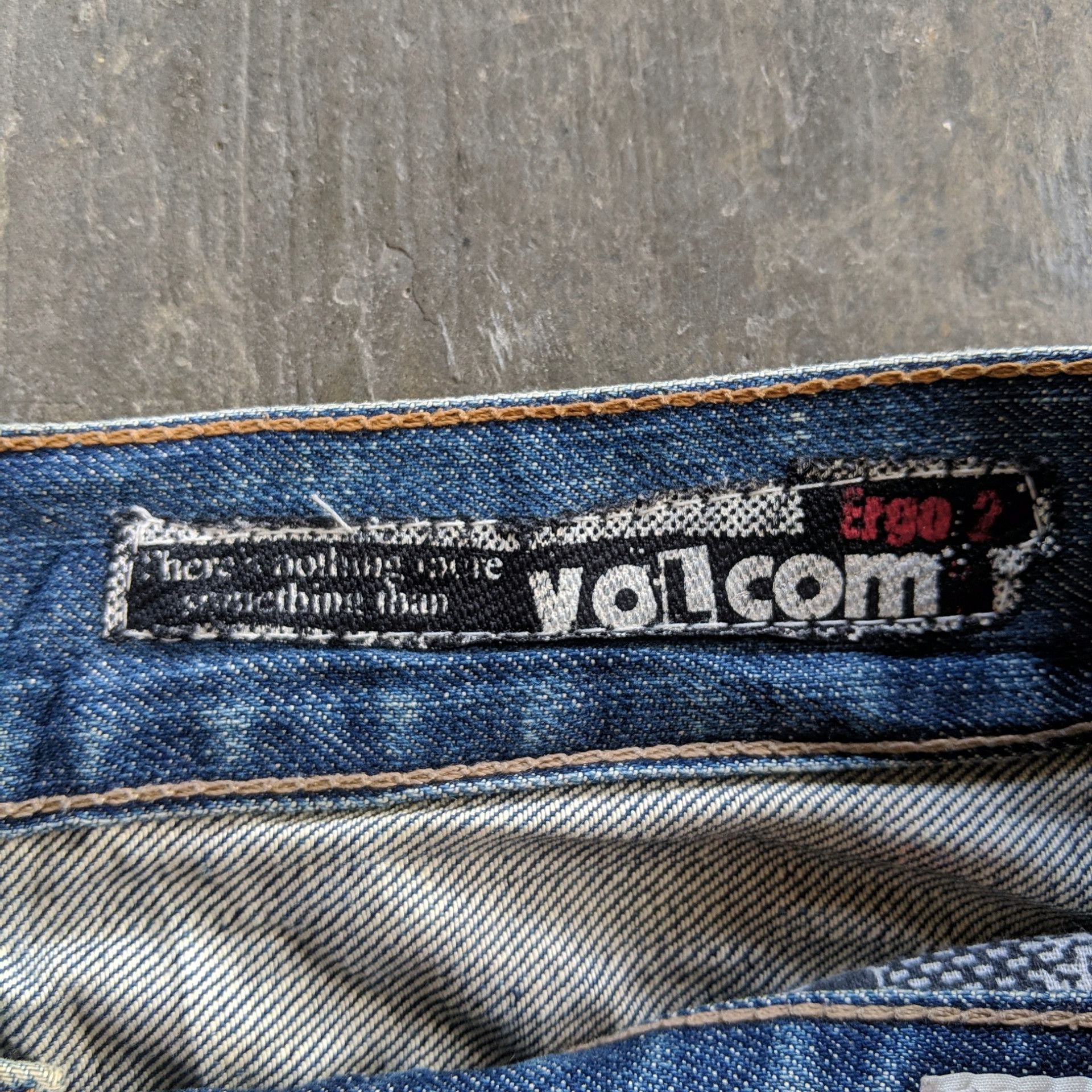 Vintage Vintage Volcom Liberated Rusty Distressed Denim Jeans Pants Size US 32 / EU 48 - 14 Thumbnail