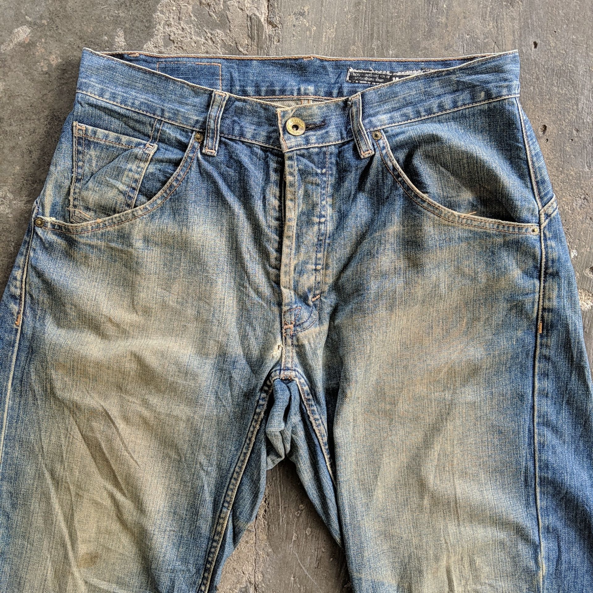 Vintage Vintage Volcom Liberated Rusty Distressed Denim Jeans Pants Size US 32 / EU 48 - 2 Thumbnail