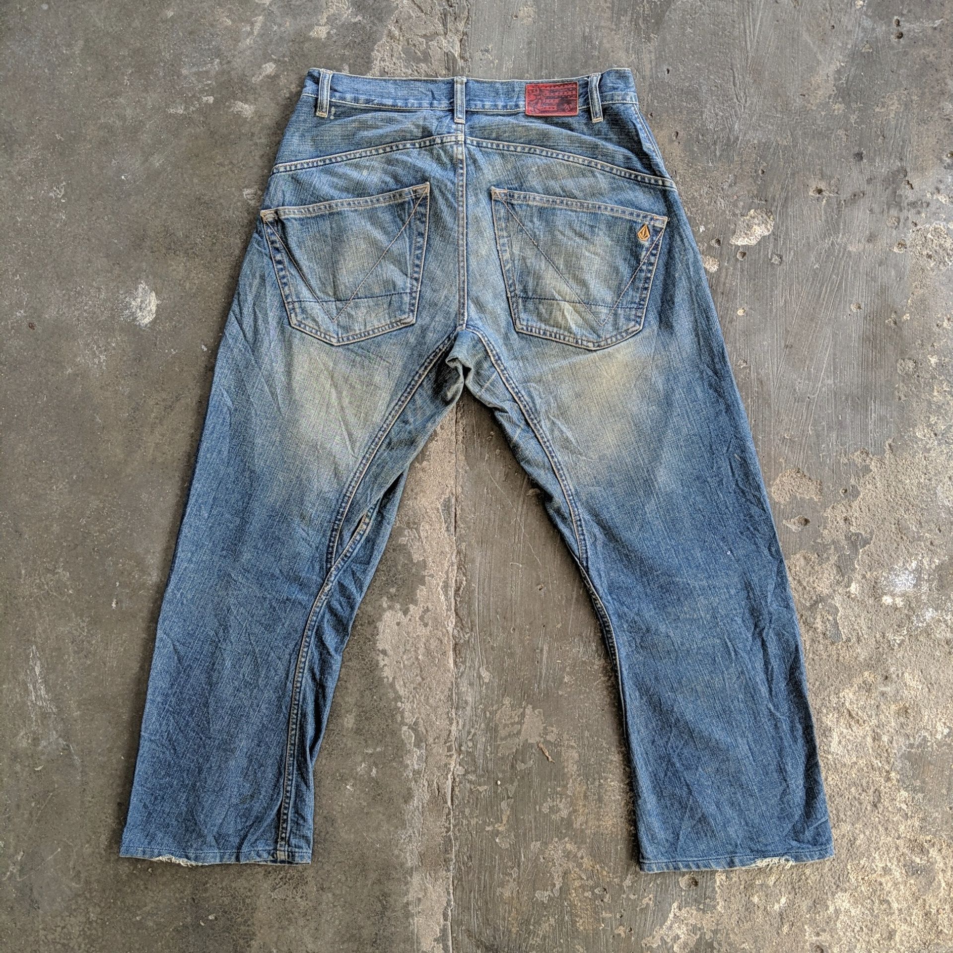 Vintage Vintage Volcom Liberated Rusty Distressed Denim Jeans Pants Size US 32 / EU 48 - 10 Thumbnail