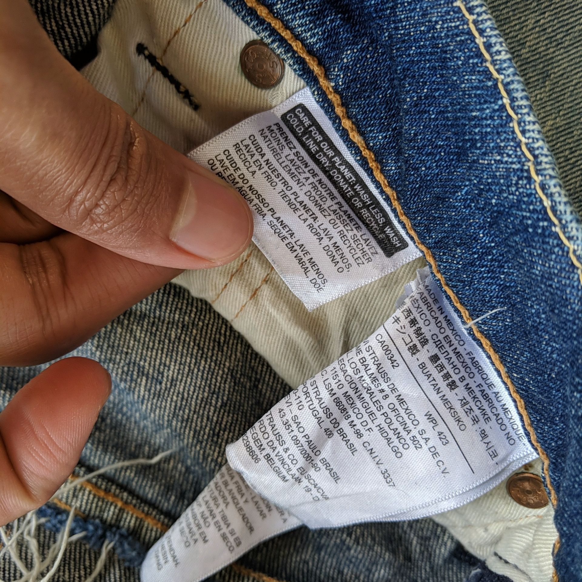 Levi's W32 Vintage Levi's 510 Distressed Faded Denim Jeans Pants Size US 32 / EU 48 - 15 Thumbnail
