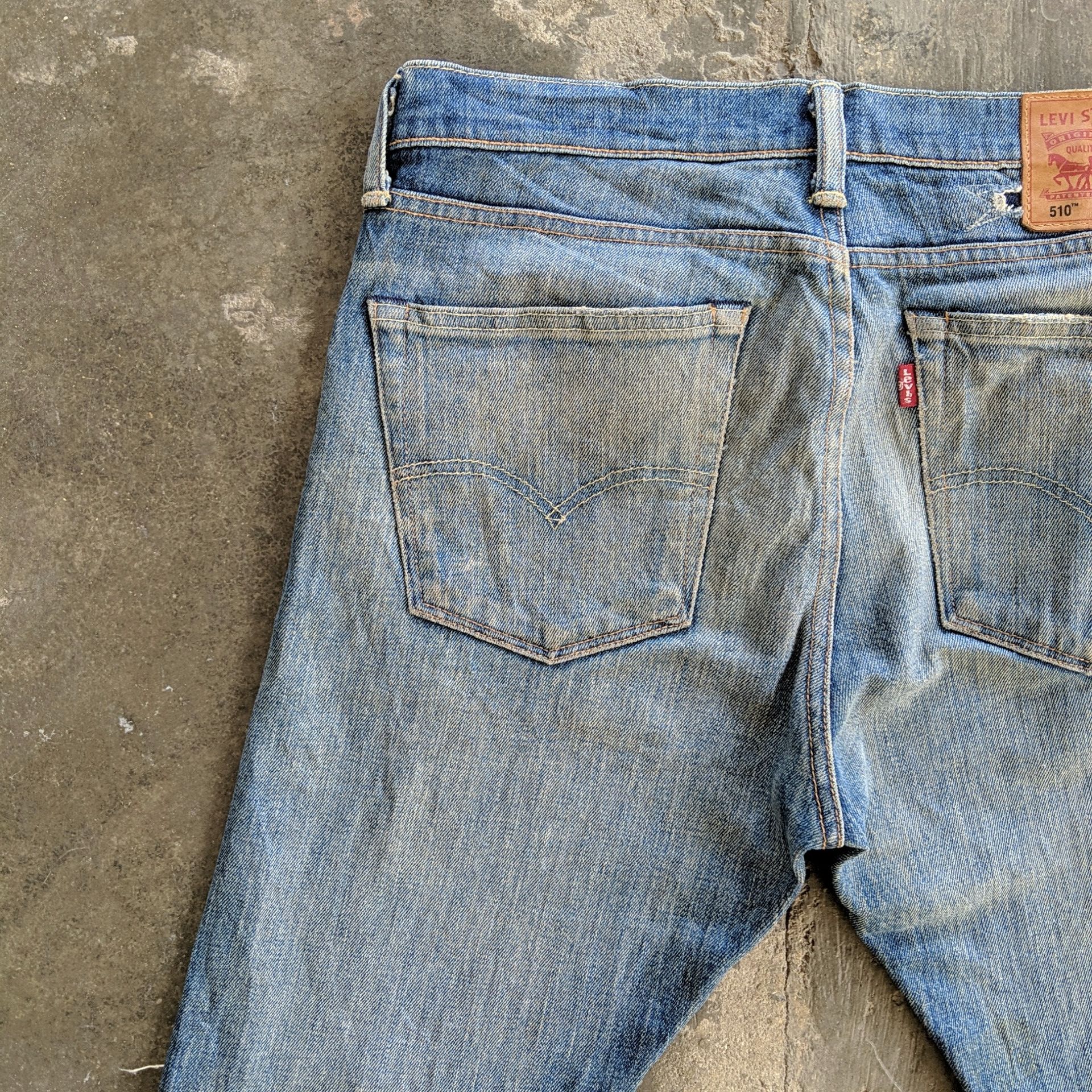 Levi's W32 Vintage Levi's 510 Distressed Faded Denim Jeans Pants Size US 32 / EU 48 - 7 Thumbnail