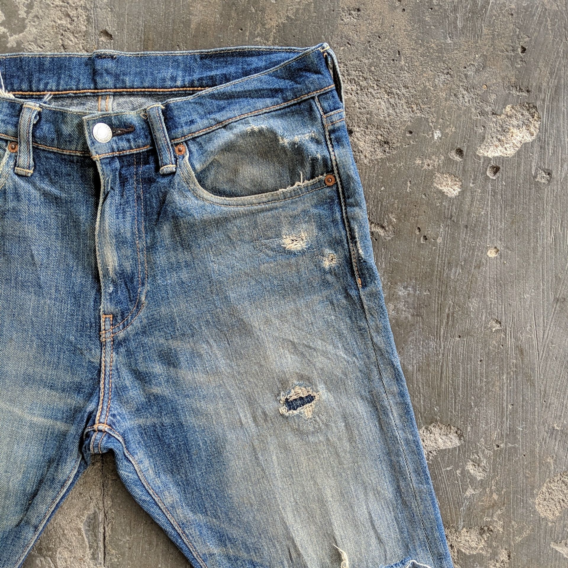 Levi's W32 Vintage Levi's 510 Distressed Faded Denim Jeans Pants Size US 32 / EU 48 - 11 Thumbnail