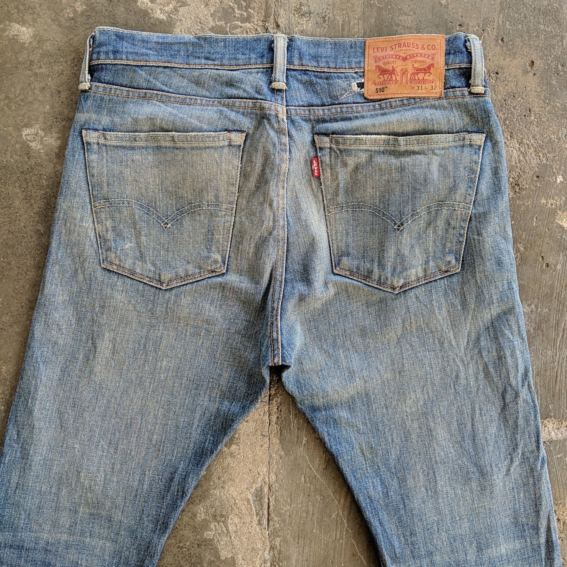 Levi's W32 Vintage Levi's 510 Distressed Faded Denim Jeans Pants Size US 32 / EU 48 - 16 Thumbnail
