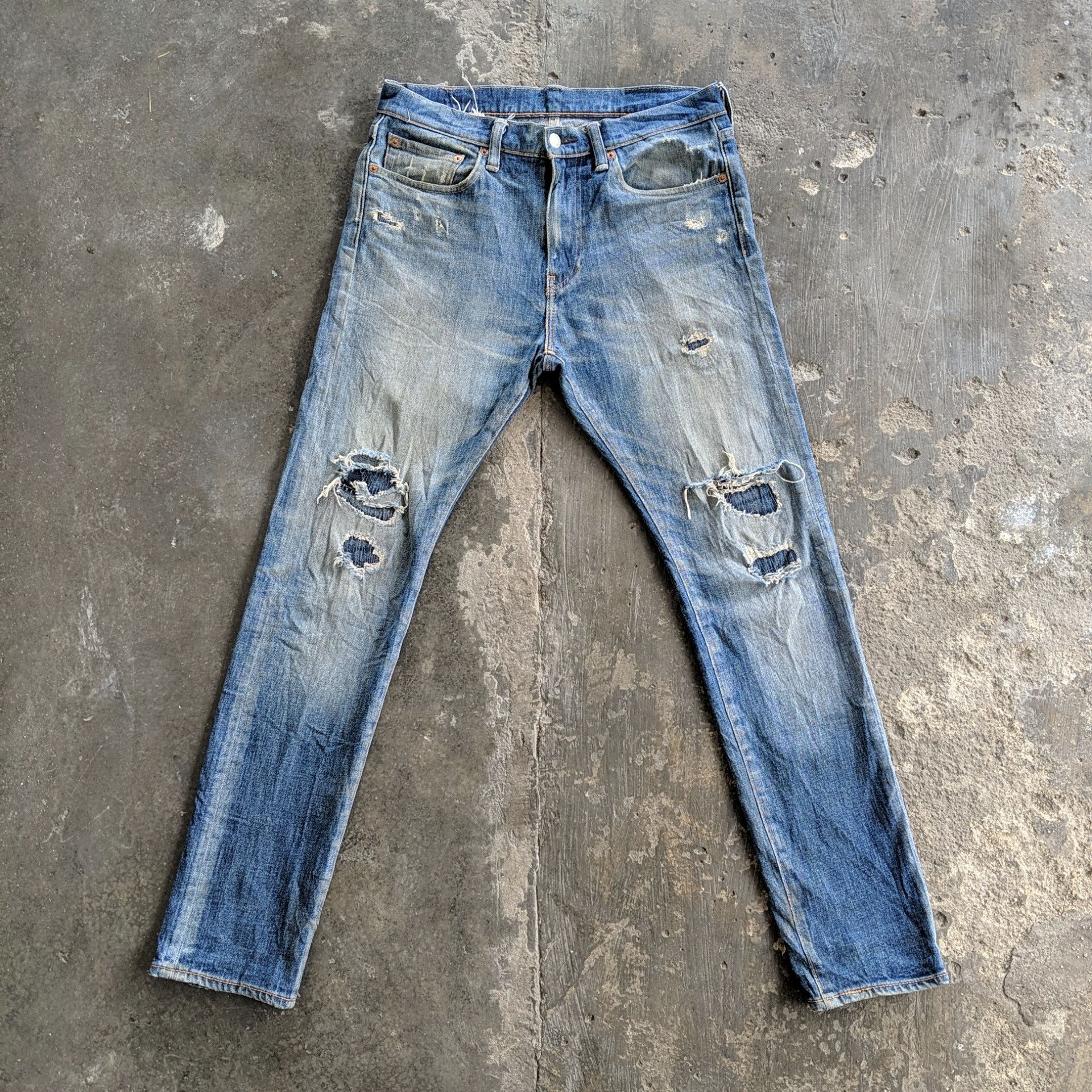 Levi's W32 Vintage Levi's 510 Distressed Faded Denim Jeans Pants Size US 32 / EU 48 - 1 Thumbnail