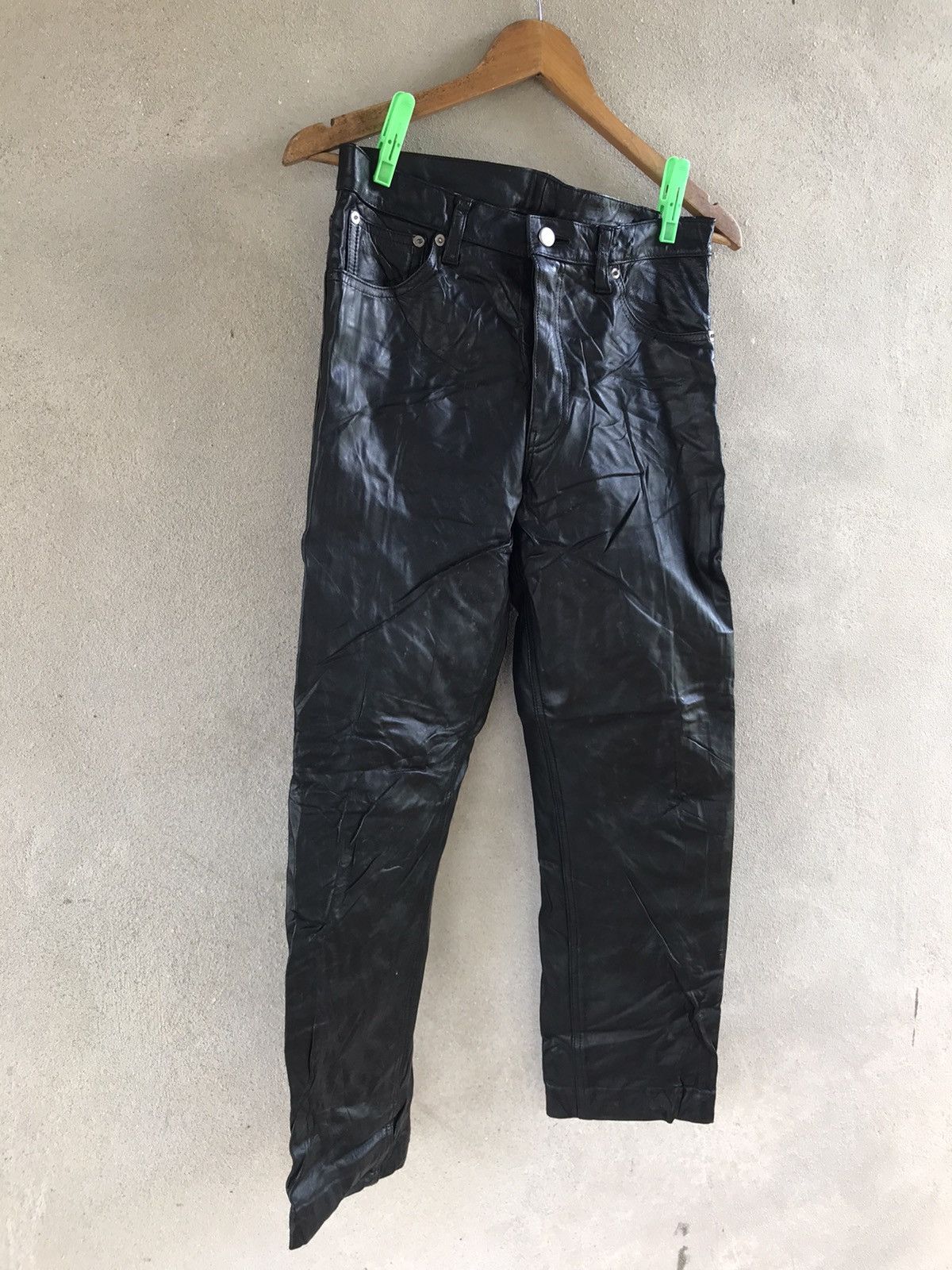 Genuine Leather × Leather Leather pants Size US 29 - 3 Thumbnail