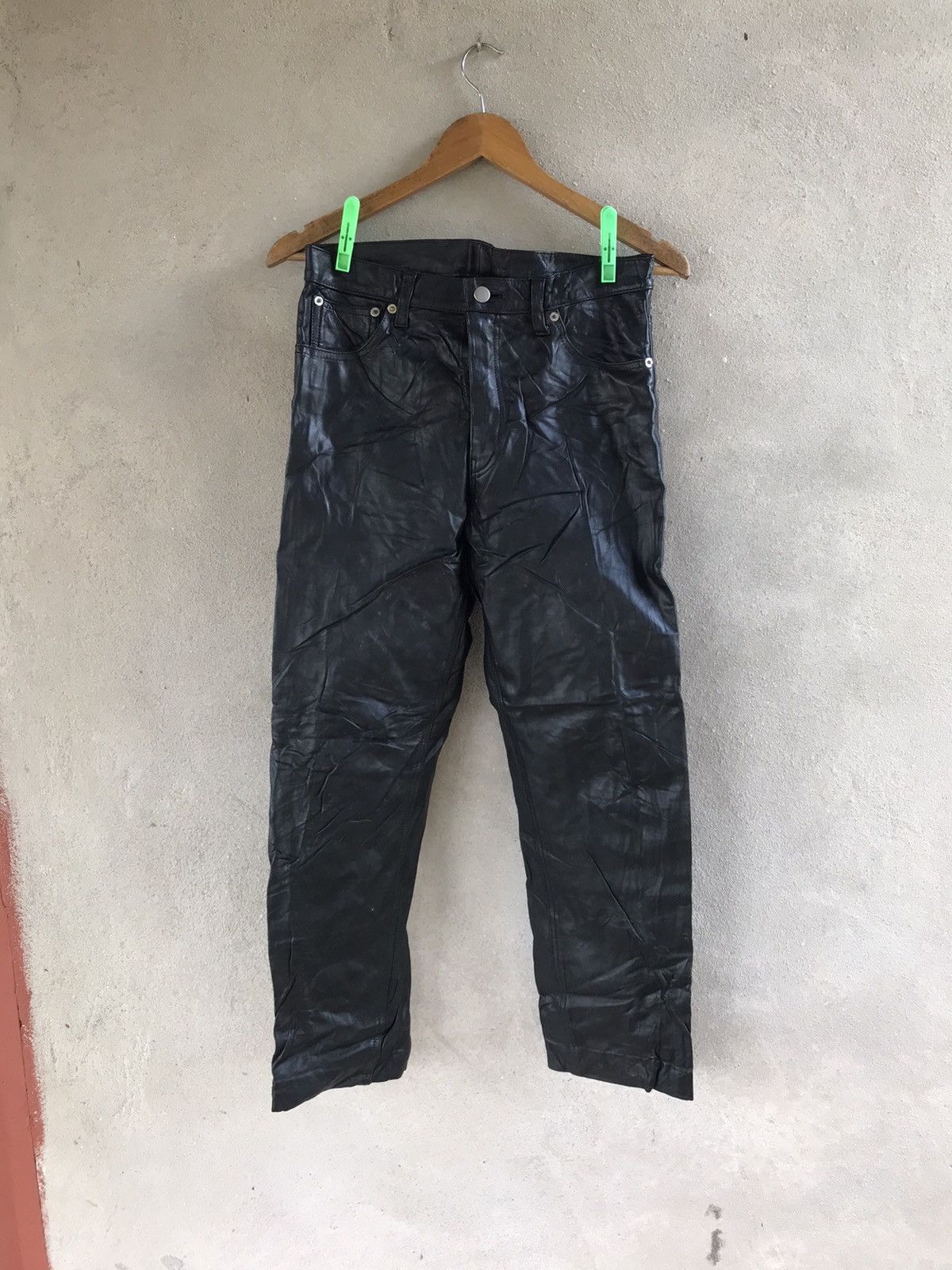 Genuine Leather × Leather Leather pants Size US 29 - 2 Thumbnail