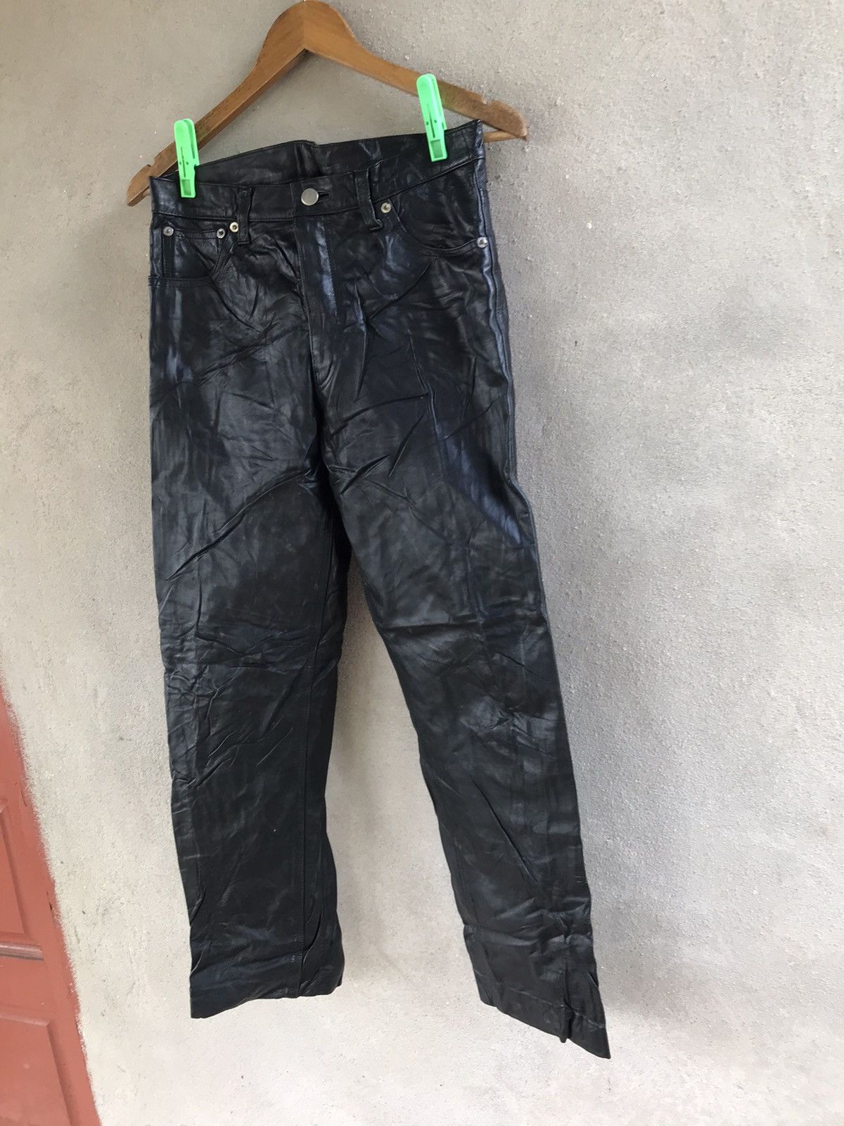 Genuine Leather × Leather Leather pants Size US 29 - 4 Thumbnail
