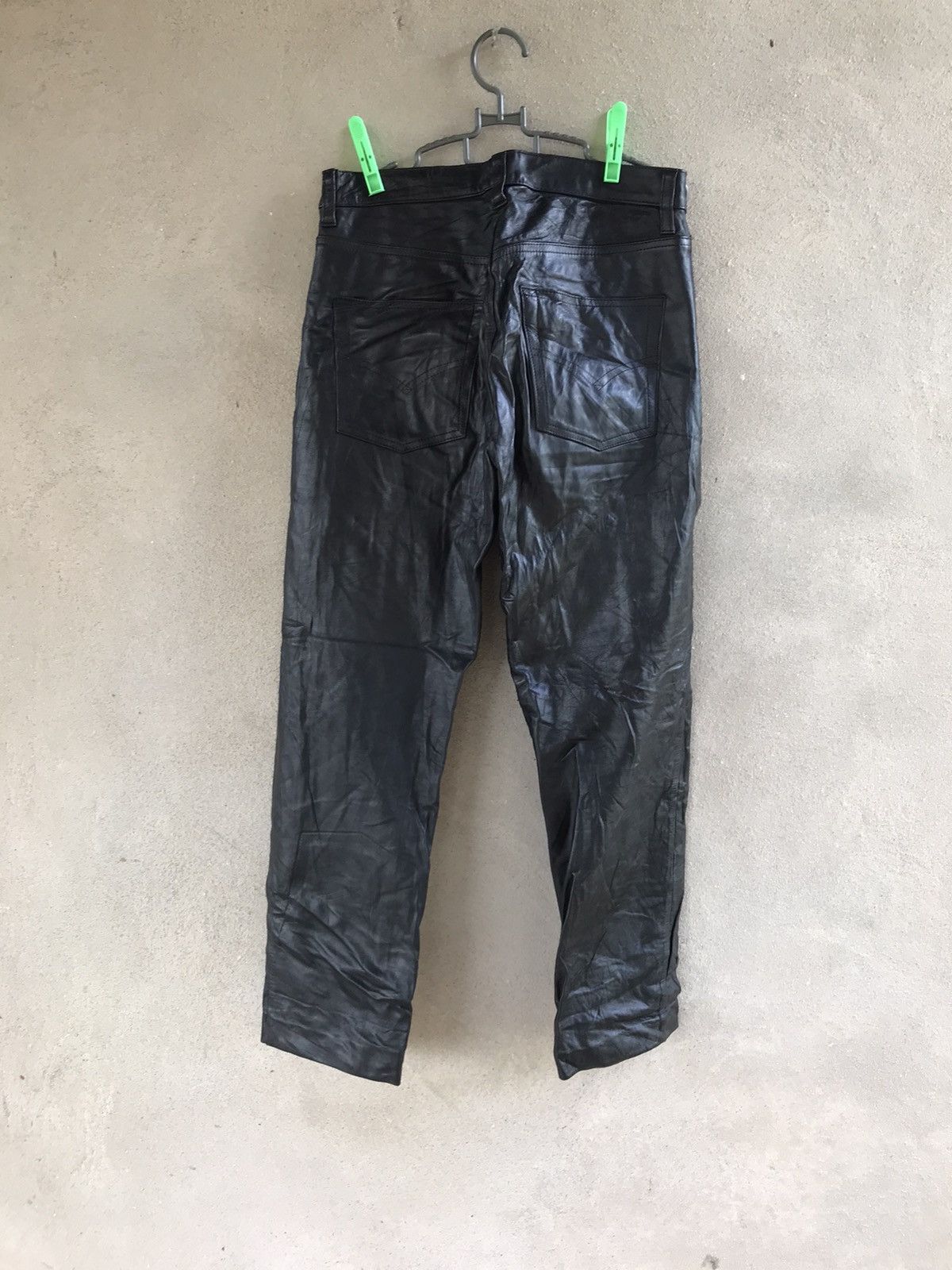 Genuine Leather × Leather Leather pants Size US 29 - 6 Thumbnail