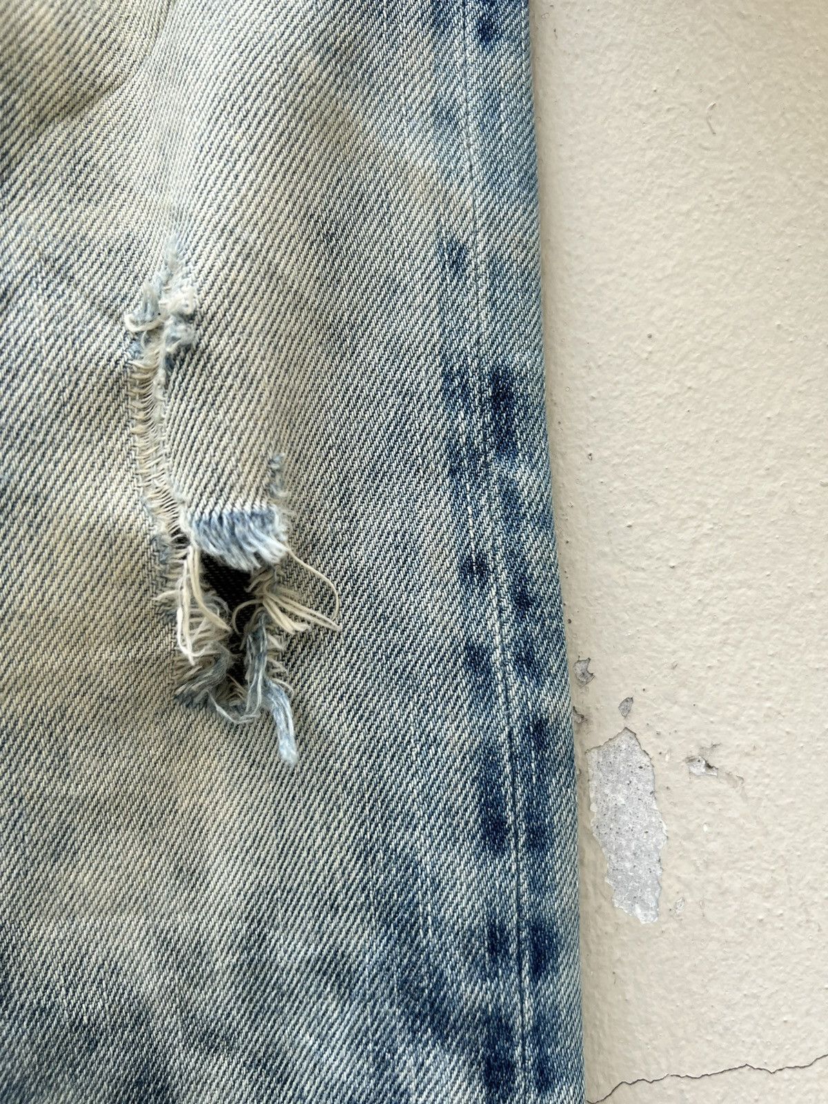 Diesel Trashed Diesel Ripped Denim Faded Jeans Size US 32 / EU 48 - 13 Thumbnail