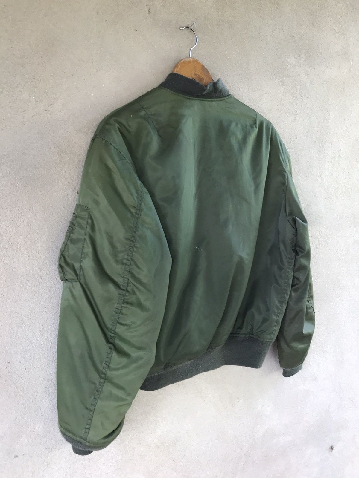 Japanese Brand MA 1 BOMBER FLIGHT SUN FADED JACKET Size US L / EU 52-54 / 3 - 6 Thumbnail