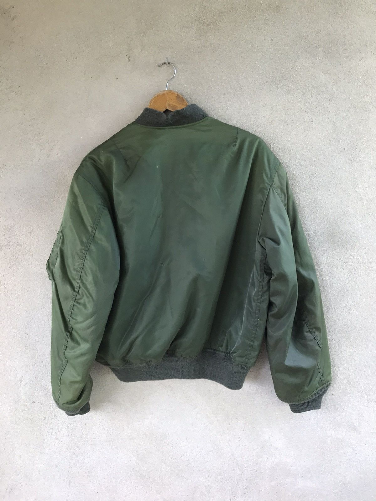 Japanese Brand MA 1 BOMBER FLIGHT SUN FADED JACKET Size US L / EU 52-54 / 3 - 5 Thumbnail