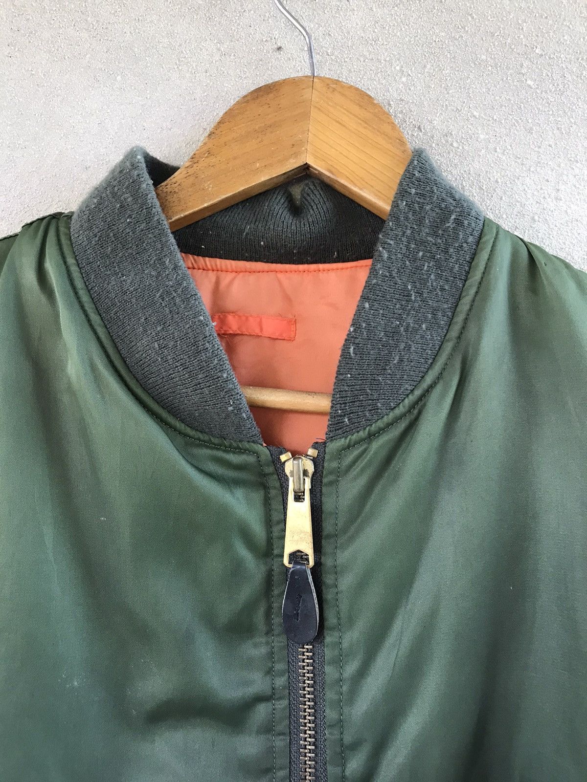 Japanese Brand MA 1 BOMBER FLIGHT SUN FADED JACKET Size US L / EU 52-54 / 3 - 8 Thumbnail