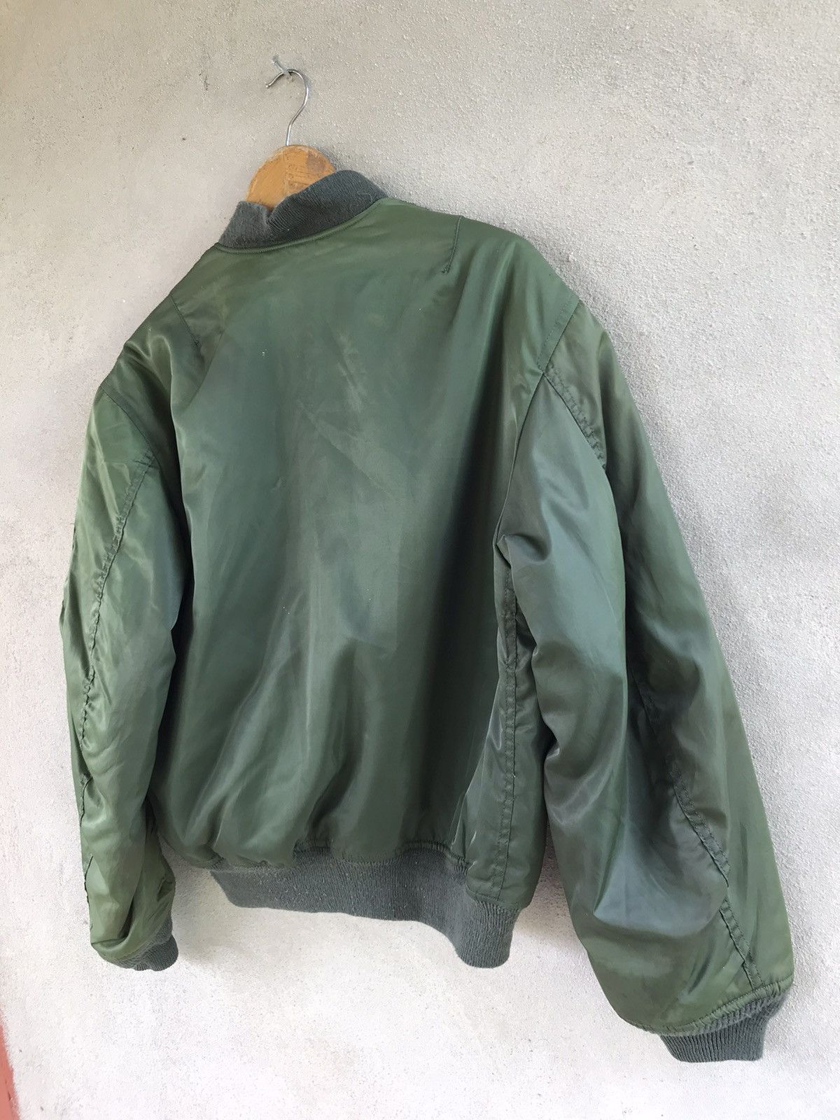 Japanese Brand MA 1 BOMBER FLIGHT SUN FADED JACKET Size US L / EU 52-54 / 3 - 7 Thumbnail