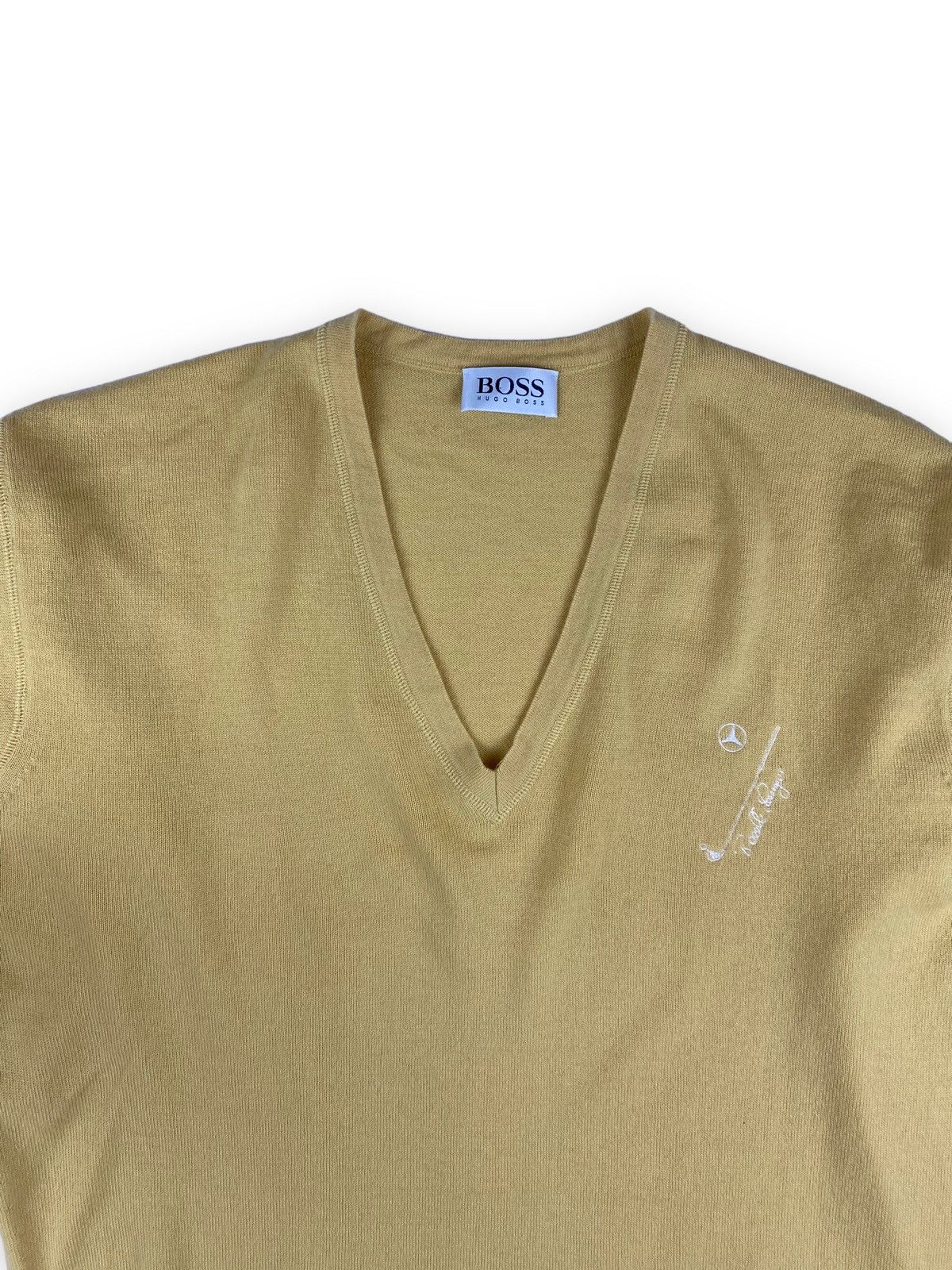 Hugo Boss × Mercedes-Benz × Vintage Mens Vintage Hugo Boss Mercedes Benz Wool Pullover Sweaters Size US L / EU 52-54 / 3 - 4 Thumbnail