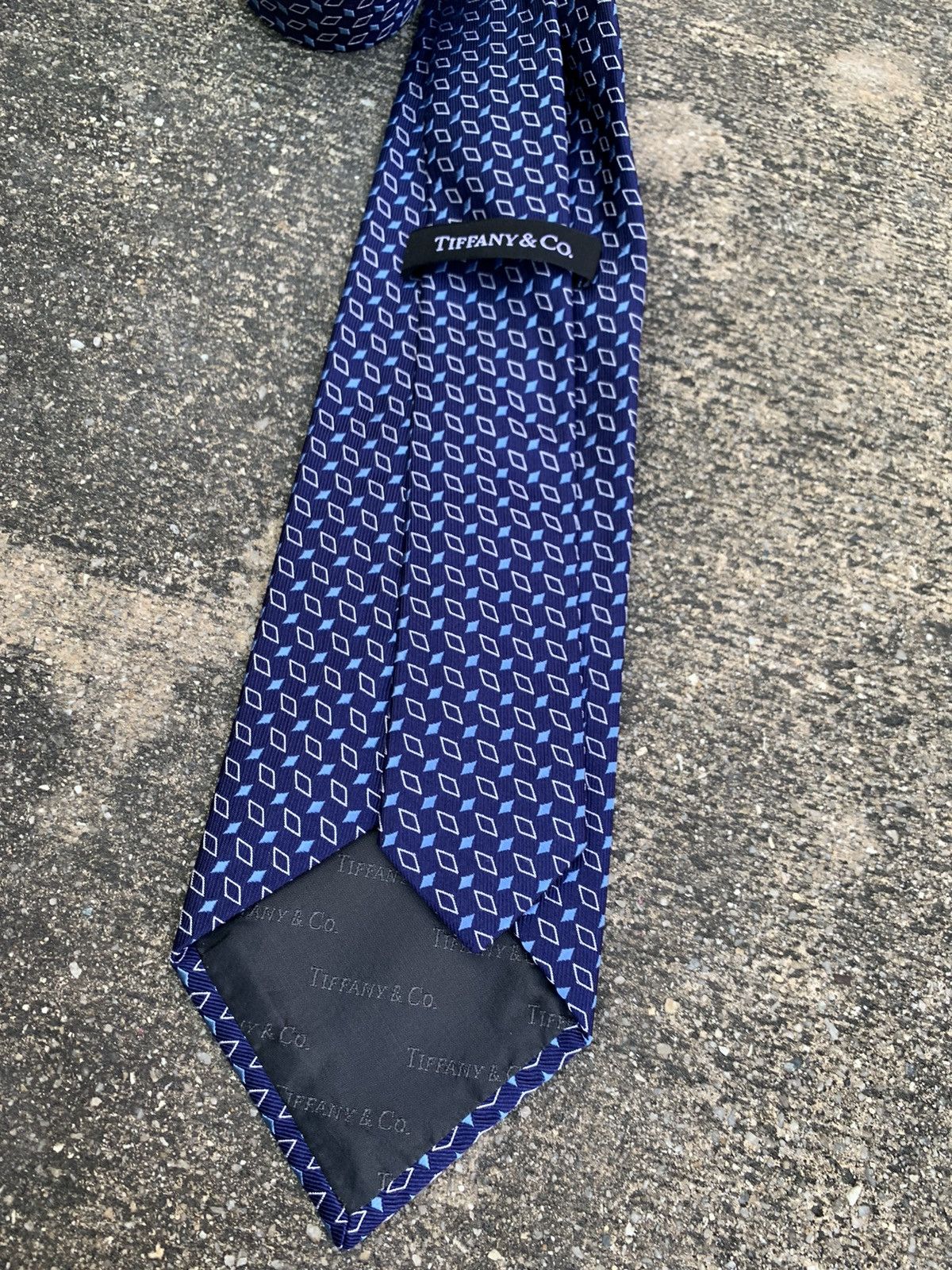 Tiffany & Co. TIFFANY & CO SILK TIE 58.5" Size ONE SIZE - 4 Thumbnail