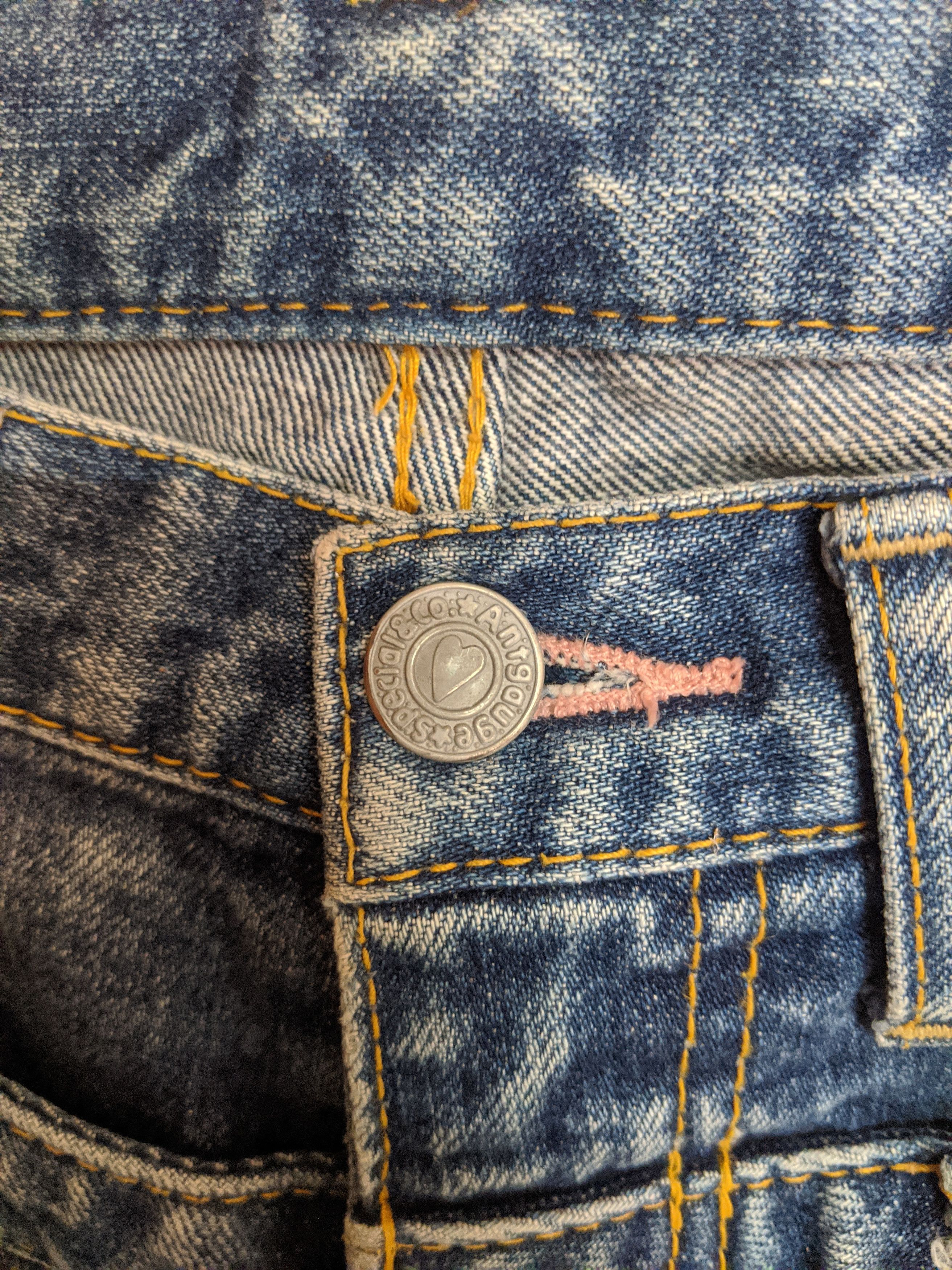 If Six Was Nine × Le Grande Bleu (L.G.B.) Distressed denim double waist japan If six was nine Size 28" / US 6 / IT 42 - 2 Thumbnail