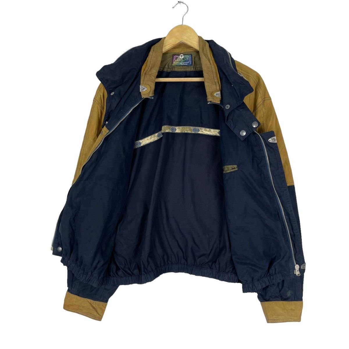 Gimo's ☀️GIMO’S PELLE LEATHER PART BOMBER JACKET Size US L / EU 52-54 / 3 - 9 Thumbnail