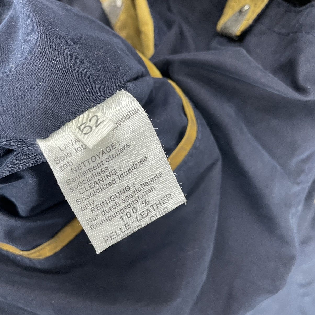 Gimo's ☀️GIMO’S PELLE LEATHER PART BOMBER JACKET Size US L / EU 52-54 / 3 - 12 Thumbnail