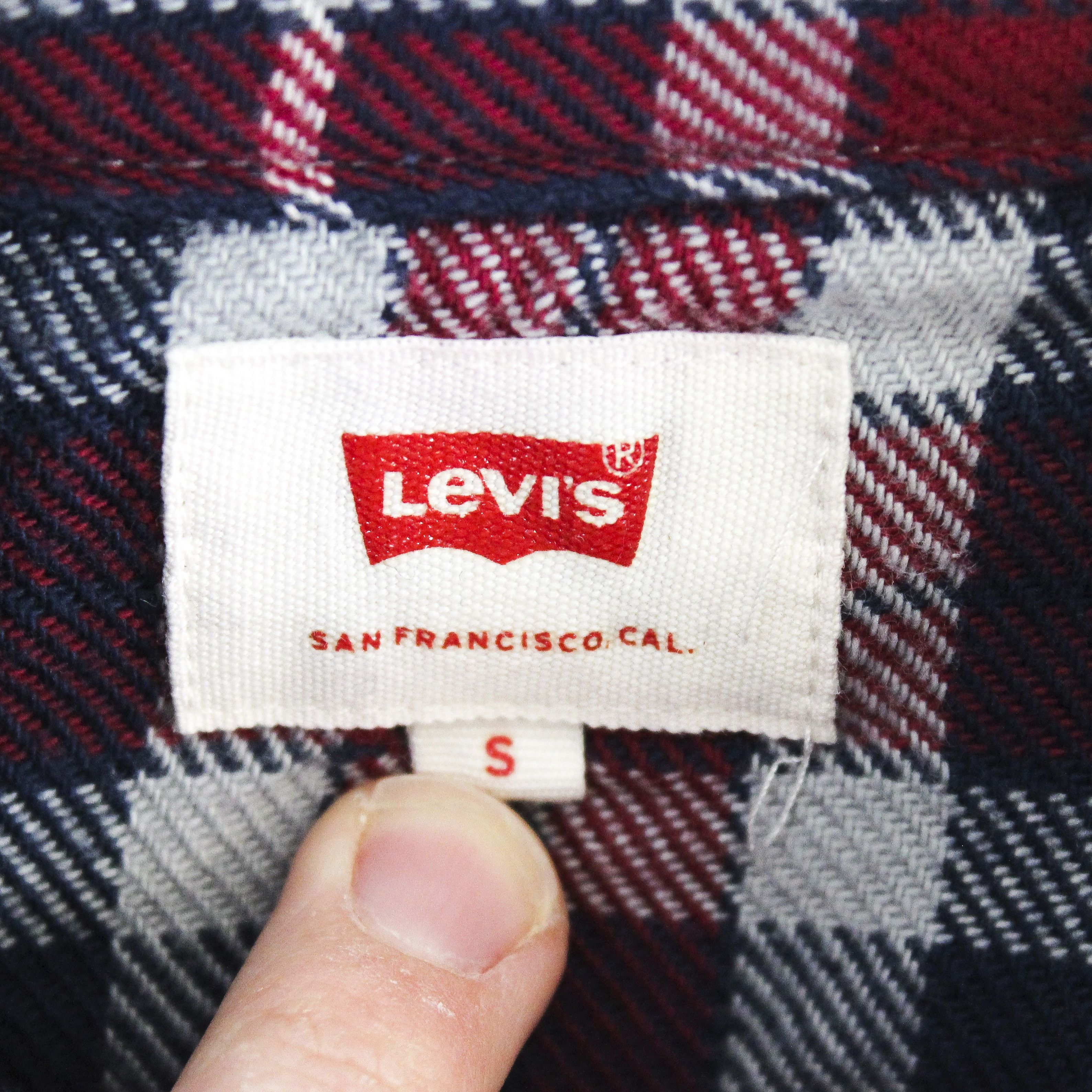 Levi's Western Flannel Check Snap Up Shirt Cotton Overshirt Plaid Size US S / EU 44-46 / 1 - 3 Thumbnail