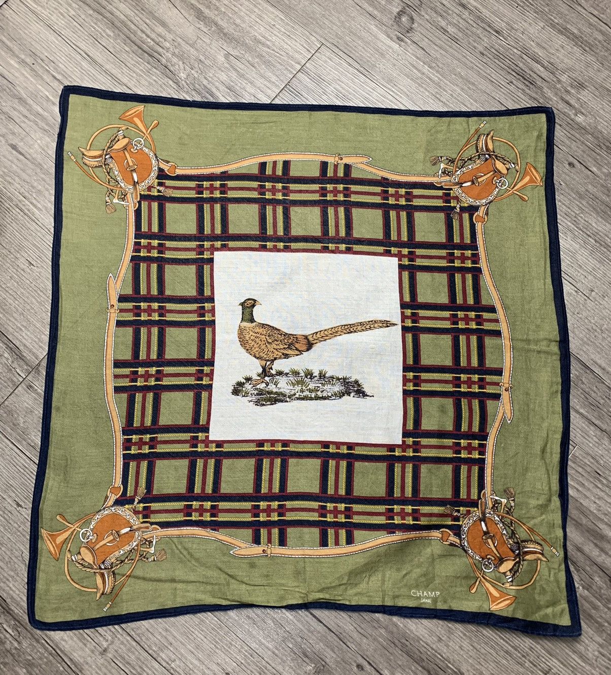 Vintage Champ Handkerchief Bandana Neckerchief Size ONE SIZE - 2 Thumbnail
