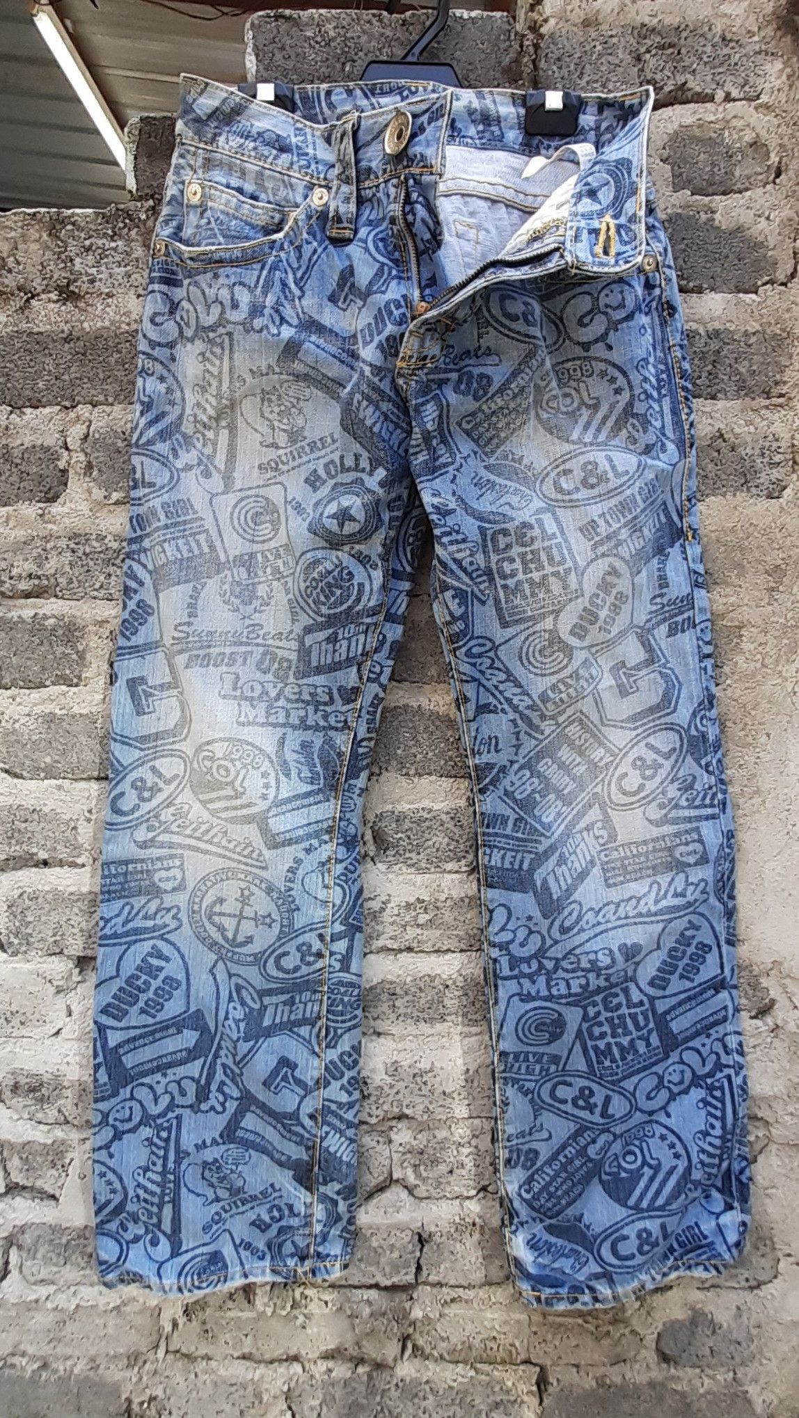 Japanese Brand Co & Lu Full Printed Pants Inspired By Hysteric Glamour Size US 28 / EU 44 - 10 Thumbnail