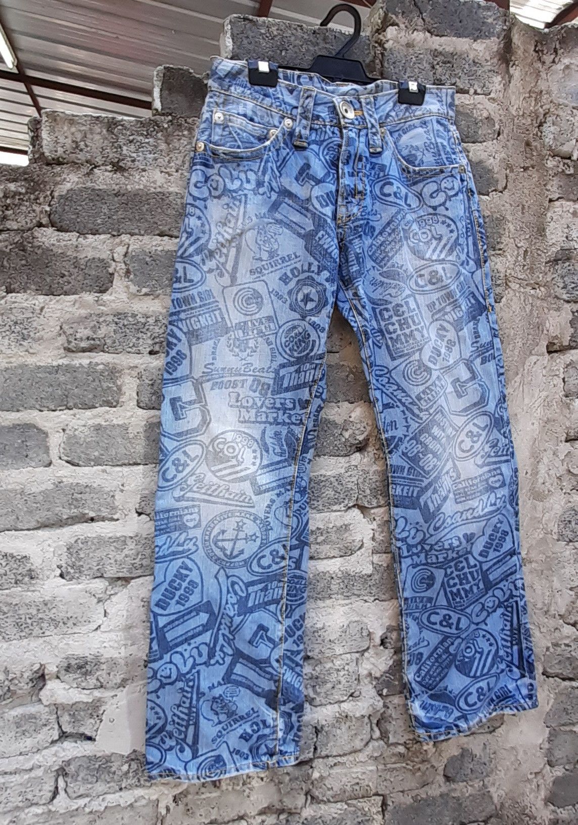 Japanese Brand Co & Lu Full Printed Pants Inspired By Hysteric Glamour Size US 28 / EU 44 - 4 Thumbnail