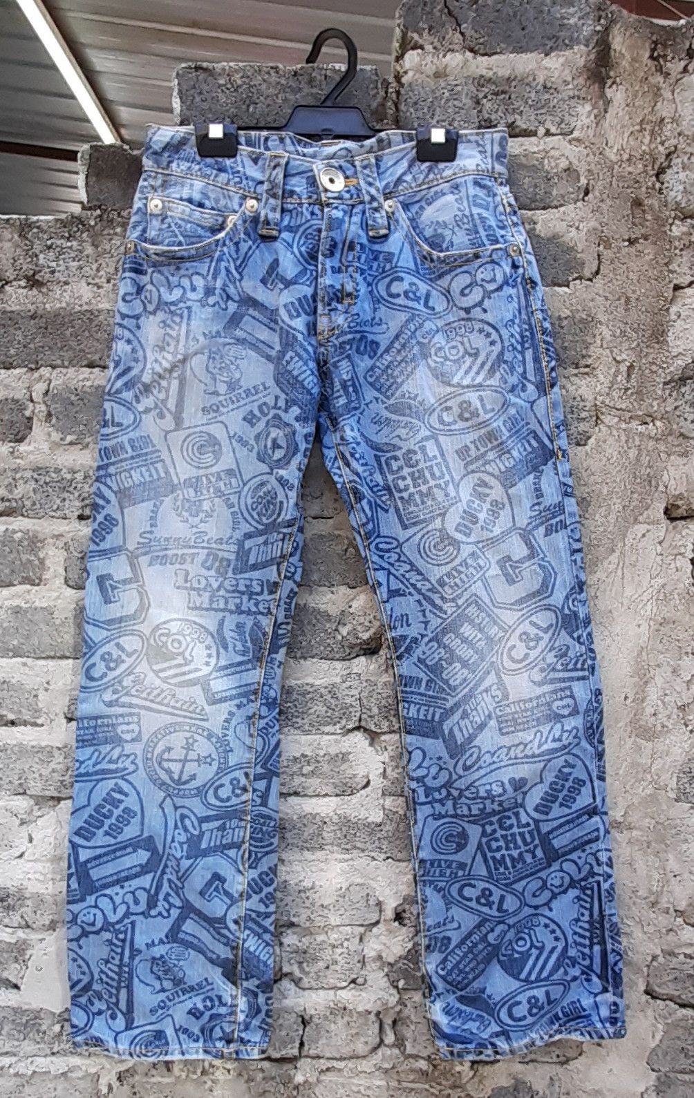 Japanese Brand Co & Lu Full Printed Pants Inspired By Hysteric Glamour Size US 28 / EU 44 - 2 Thumbnail
