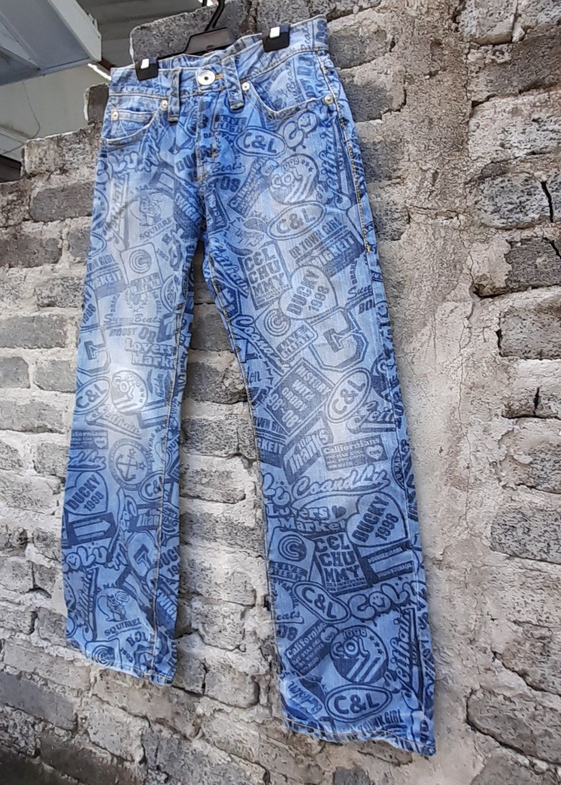 Japanese Brand Co & Lu Full Printed Pants Inspired By Hysteric Glamour Size US 28 / EU 44 - 3 Thumbnail