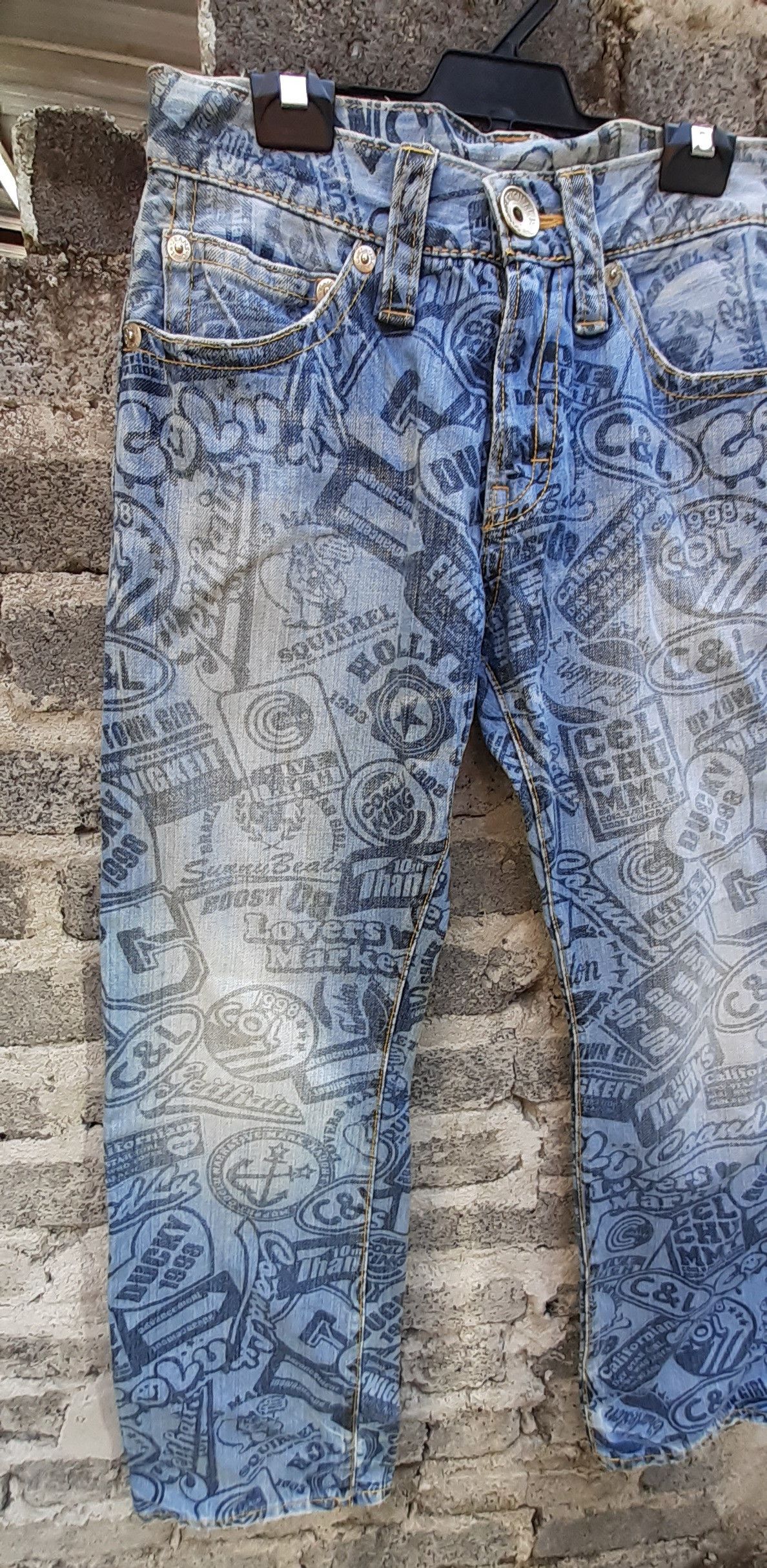 Japanese Brand Co & Lu Full Printed Pants Inspired By Hysteric Glamour Size US 28 / EU 44 - 8 Thumbnail