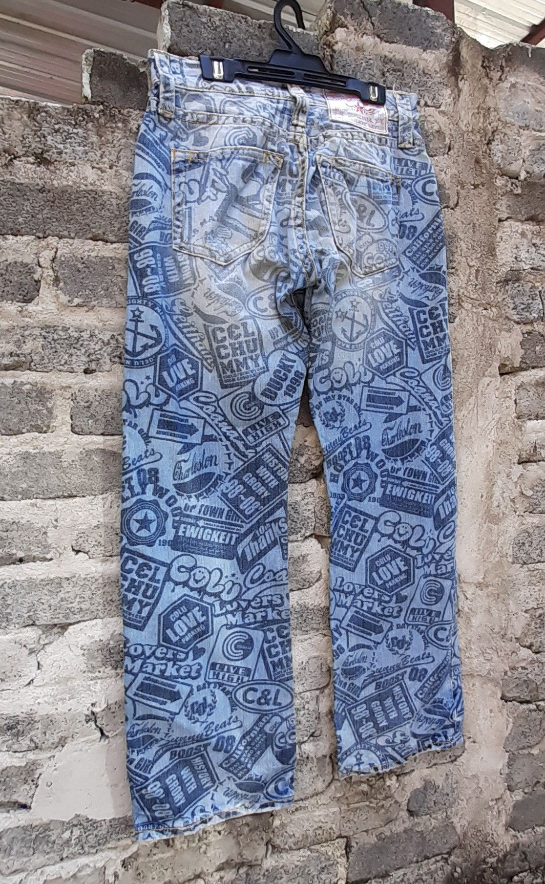 Japanese Brand Co & Lu Full Printed Pants Inspired By Hysteric Glamour Size US 28 / EU 44 - 6 Thumbnail