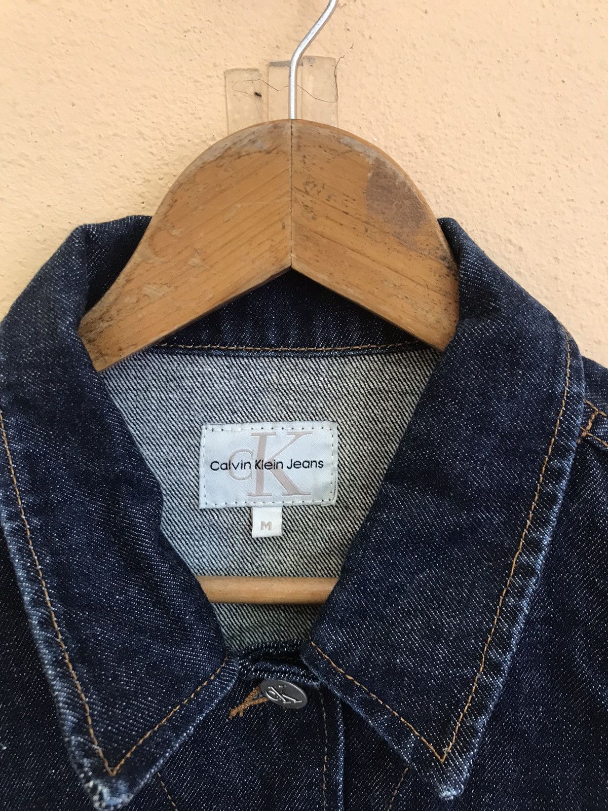 Calvin Klein × Vintage Vintage Calvin Klein Jeans Trucker Jacket Small 1990's Size US S / EU 44-46 / 1 - 6 Thumbnail