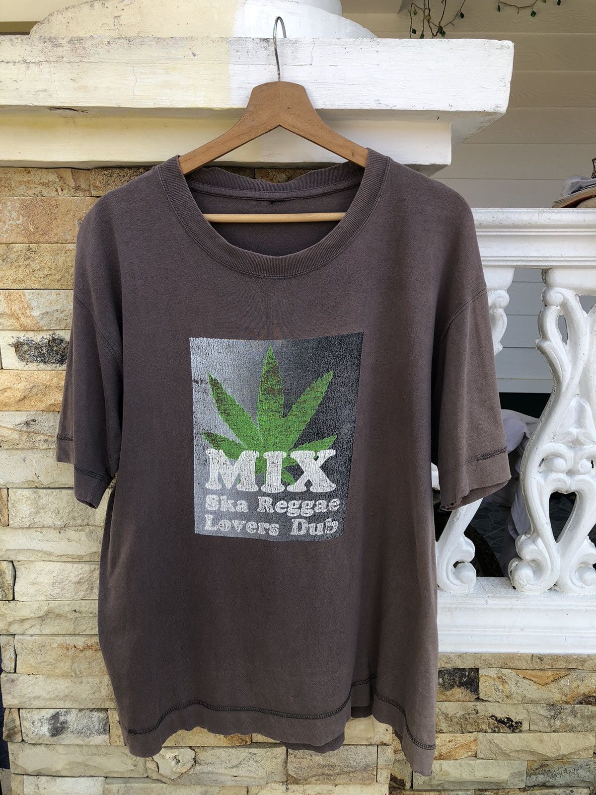 Last Drop🔥Rare🔥Mix Ska Reggae Lovers Dub Sun Faded Tee