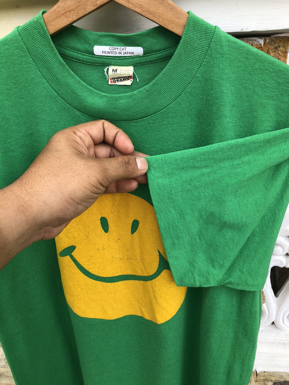 Last Drop🔥Rare🔥Vintage 80s Screen Stars Smile T Shirt