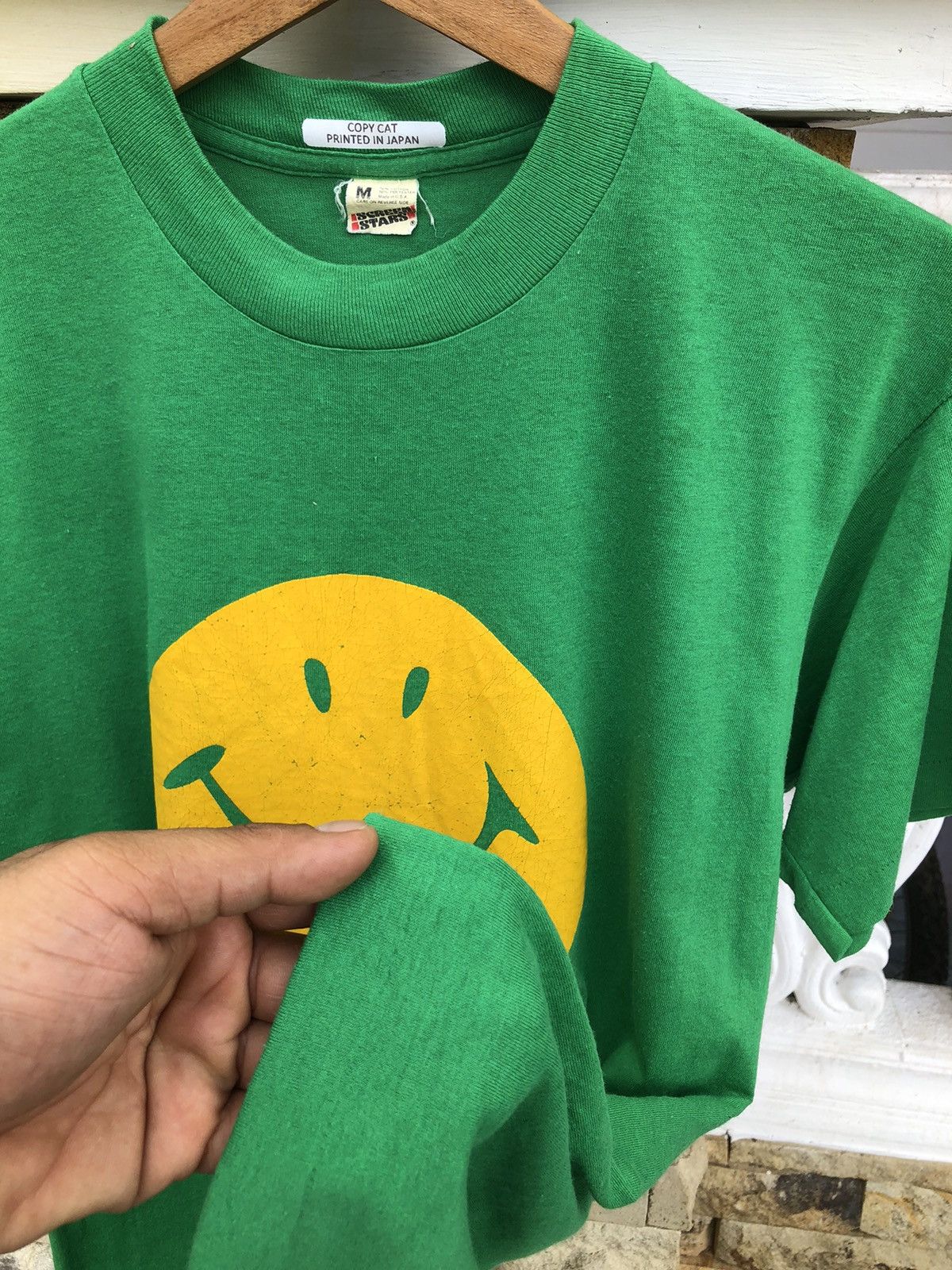Last Drop🔥Rare🔥Vintage 80s Screen Stars Smile T Shirt