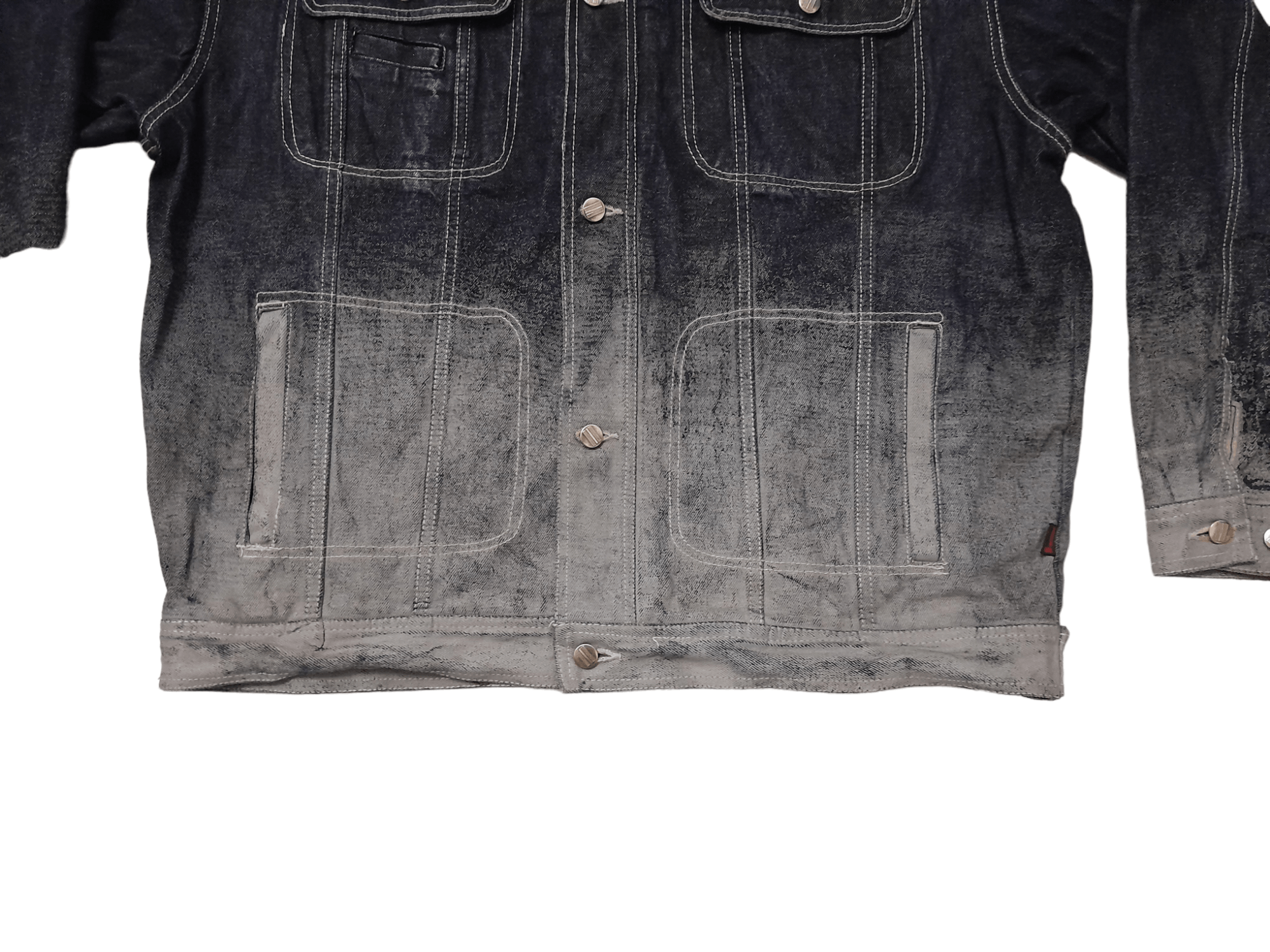 Fubu Fubu Collection Oversized Denim Jacket (E642) Size US XL / EU 56 / 4 - 5 Thumbnail